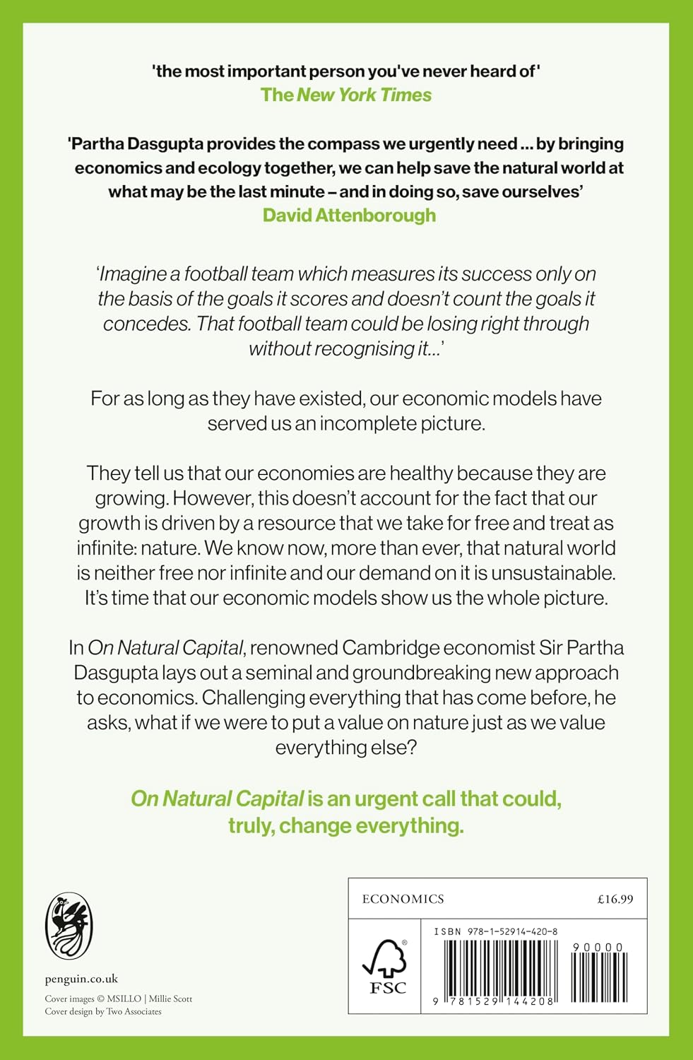 On Natural Capital: the Value of the World around Us