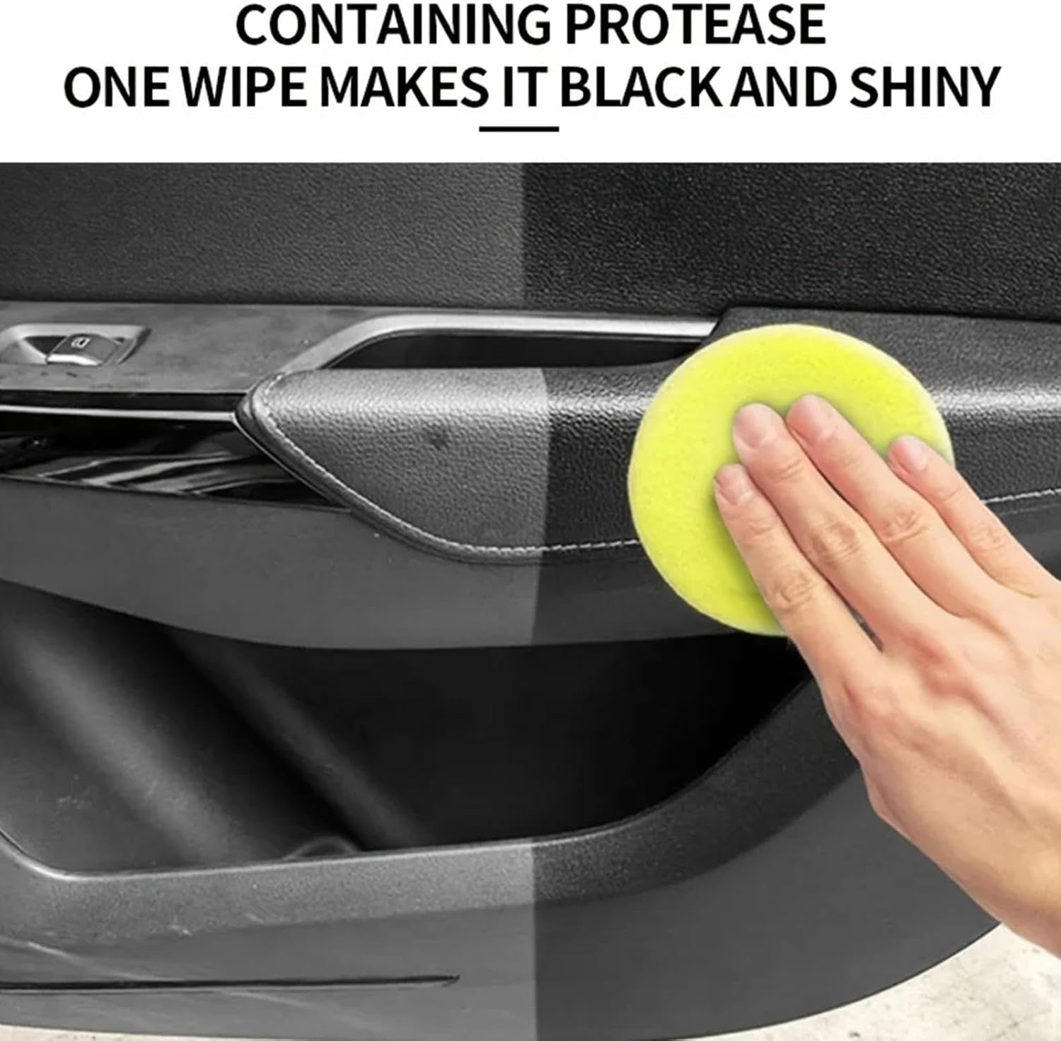 Car Leather Cleaner,Multipurpose Automotive Cleaning Cream Interior Detailer - Leather Restorer Car Detailing Kit, Car Cleaning Agent for SUV Sedan Truck image number 5