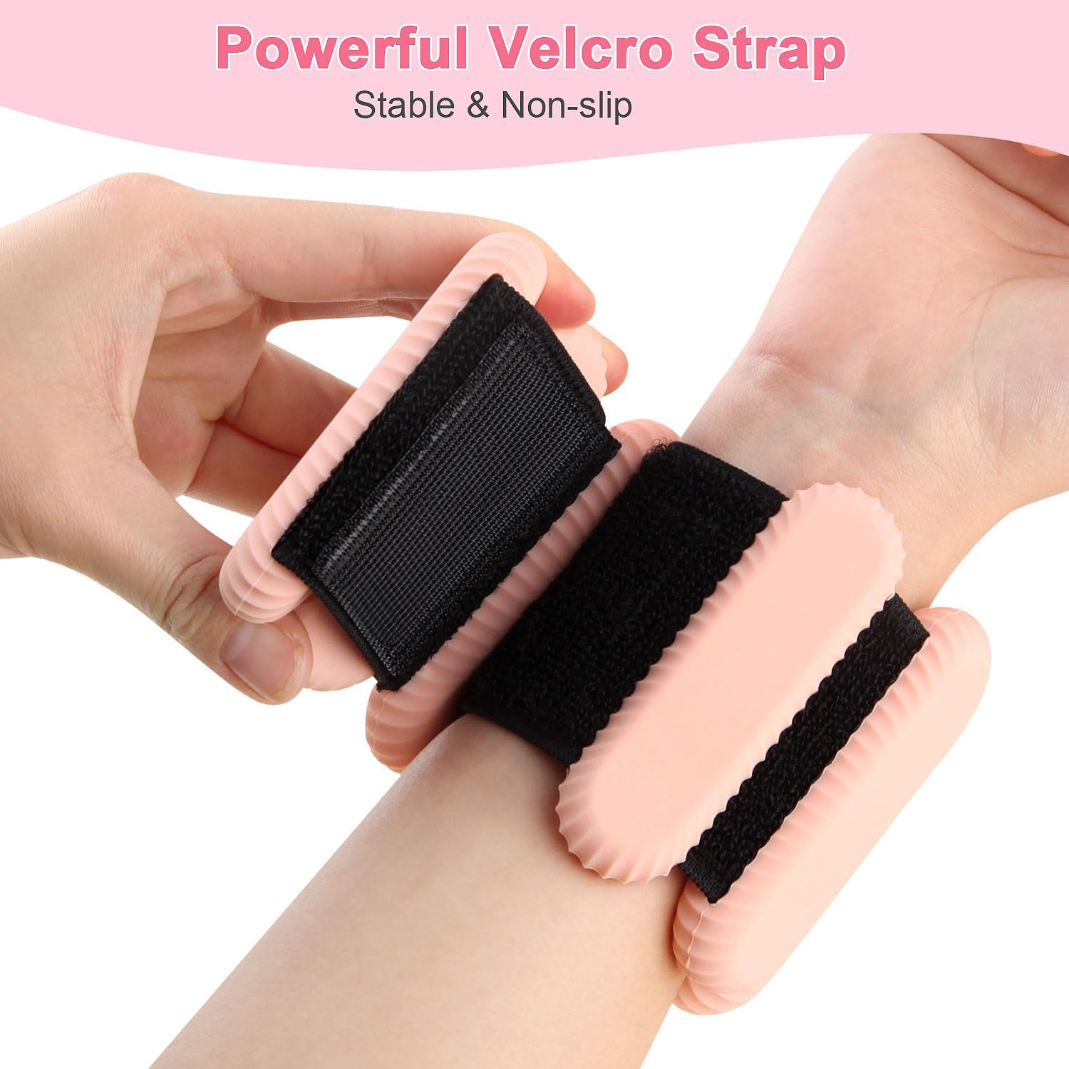 Wrist Weights for Women,Wrist Ankle Weights for Strength Training,Graded Silicone Weighted Bracelet for Walking, Running, Yoga, Aerobics, Adjustable Training Intensity Ankle Weights for Women Set of 2 image number 3