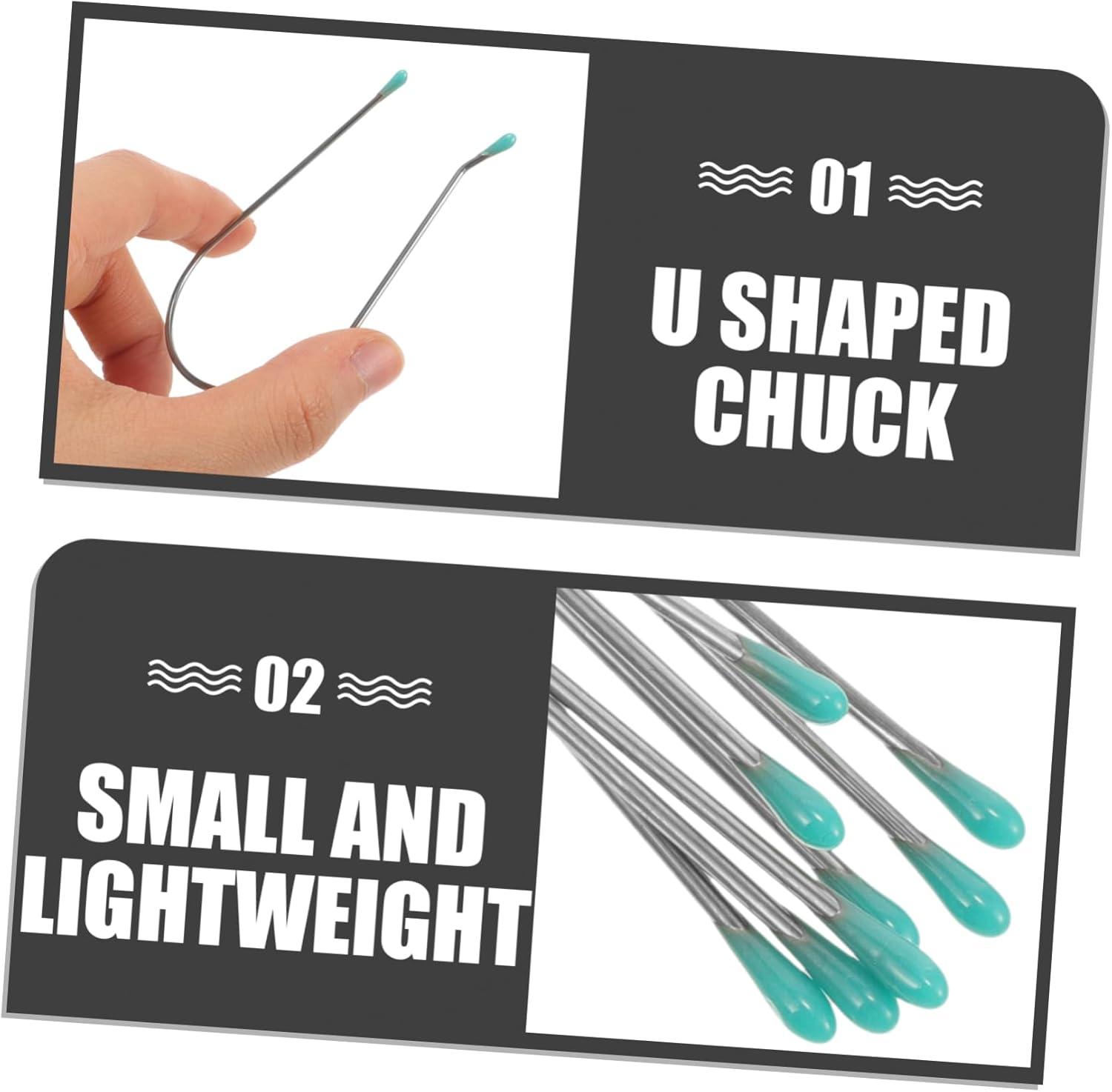 BESTYASH 8Pcs Hot Roller Clips for Electric Rollers U-Shape Curler Accessories Compatible Jumbo and Medium Hair for Salon Styling image number 6