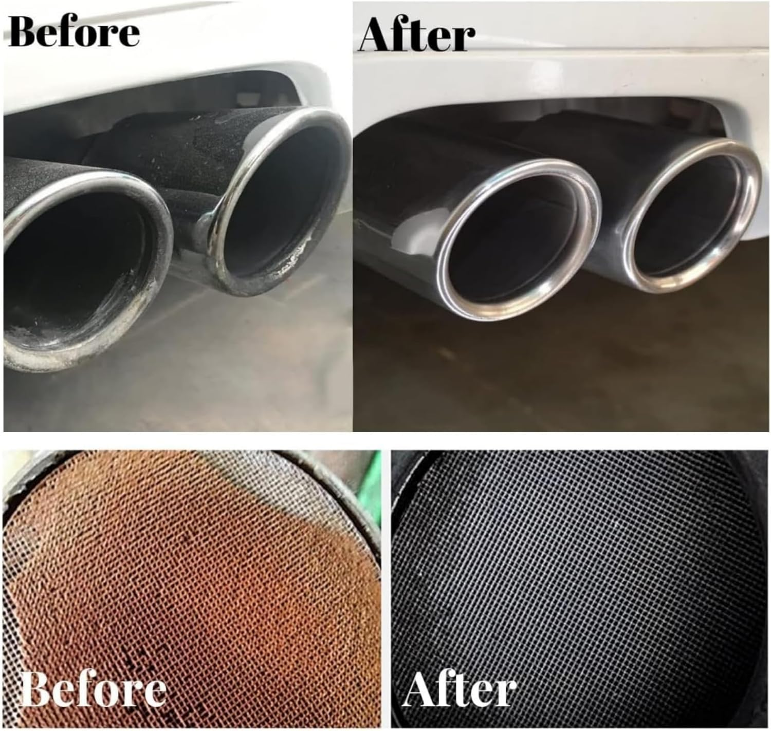 3PCS Catalytic Converter Cleaner Kit, Boost up Catalytic Converter Cleaner Auto Parts Engine, Fuel and Exhaust Pipe Cleaners, Fuel System Treatment Oil for Gas and Diesel Car image number 2