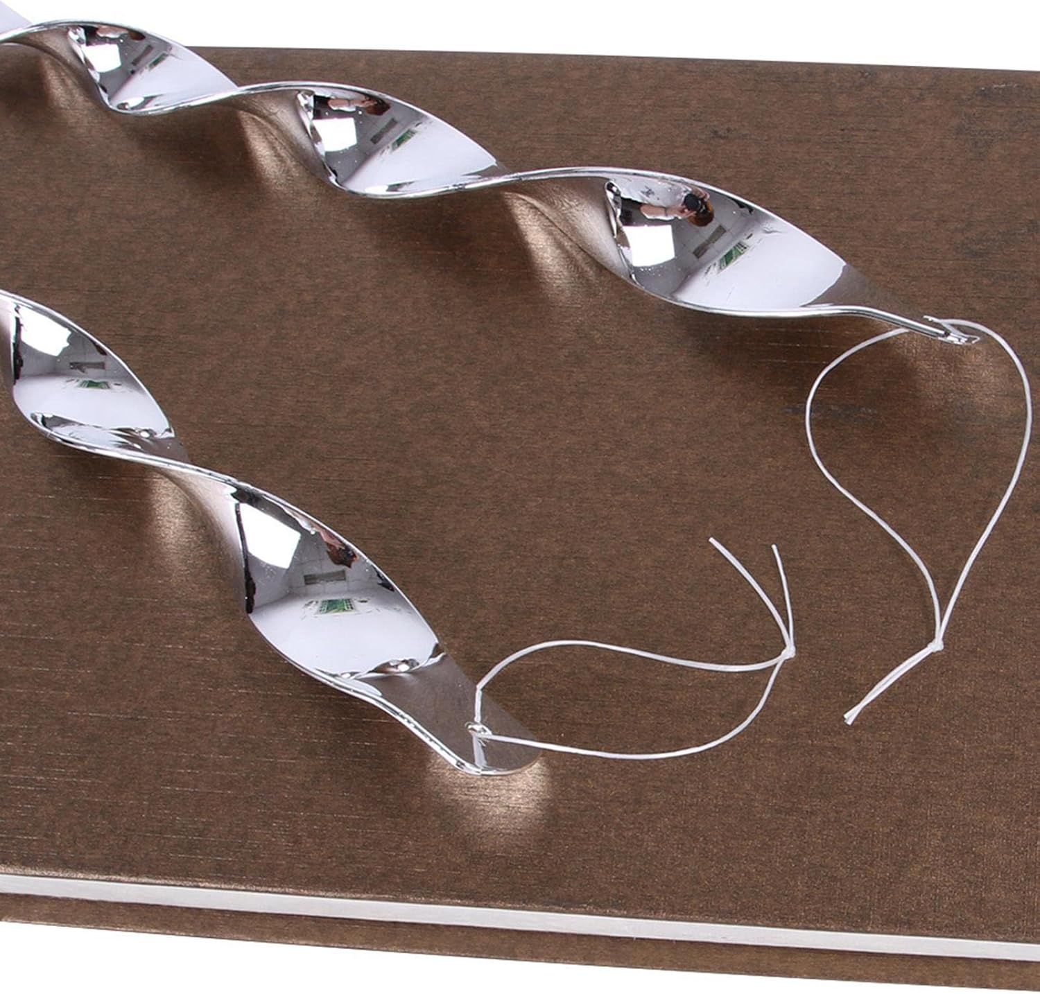 Bird Reflector | 4/8/ Woodpecker Bird Scare Devices - Silver Ornamental Spinner Deterrents Control Device Keeps Away, Bird Scare Rods for Garden Yard Wynott image number 4