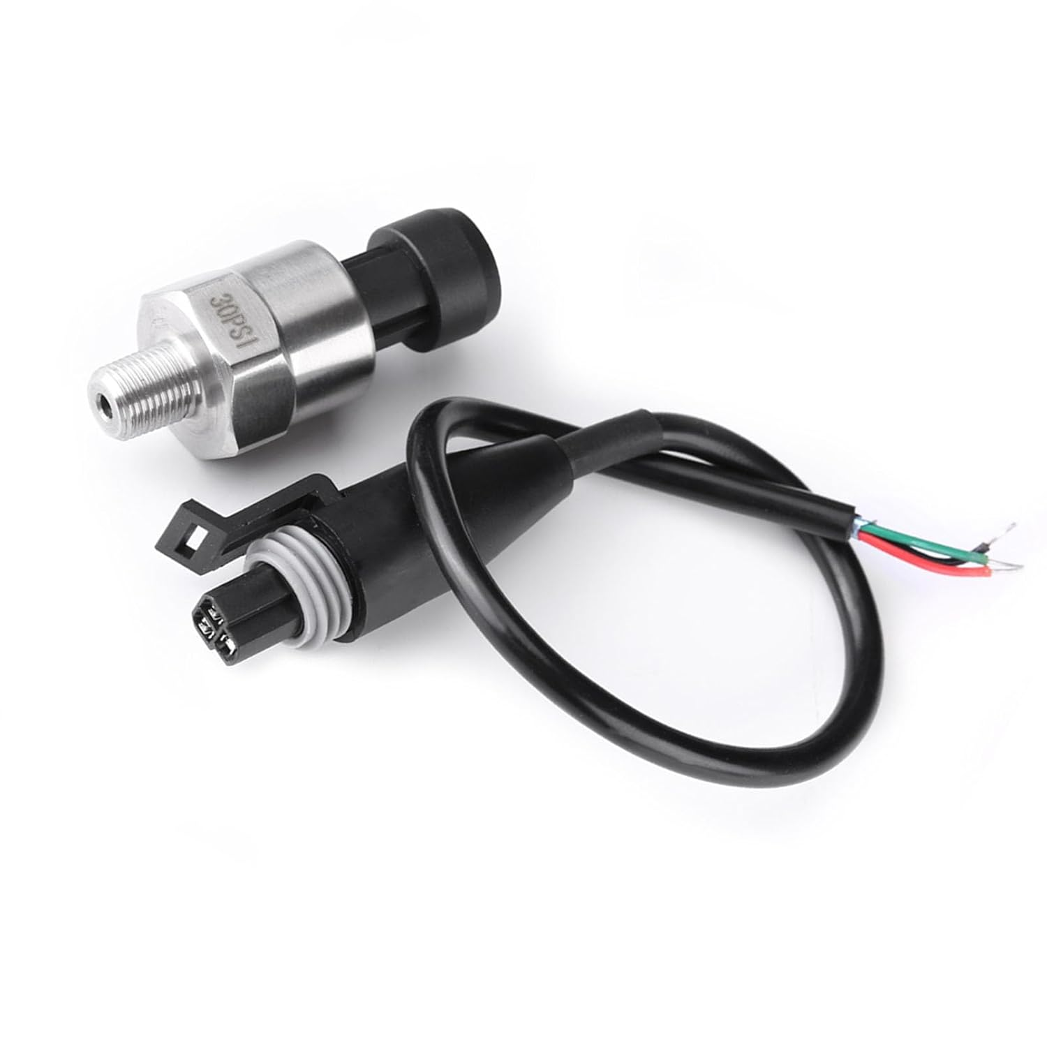 Waterproof Stainless Steel Pressure Transducer 30PSI 卤2% FS Accuracy for Air & Water Applications image number 4
