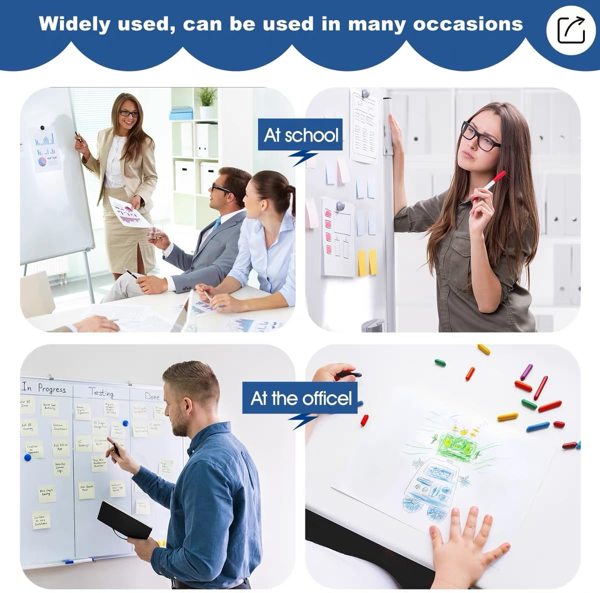 Roll of Paper for Kids Art-White Butcher Paper Roll-For Gift Wrapping, Children'S Art, Handmade, Children'S Creation (10M) image number 1