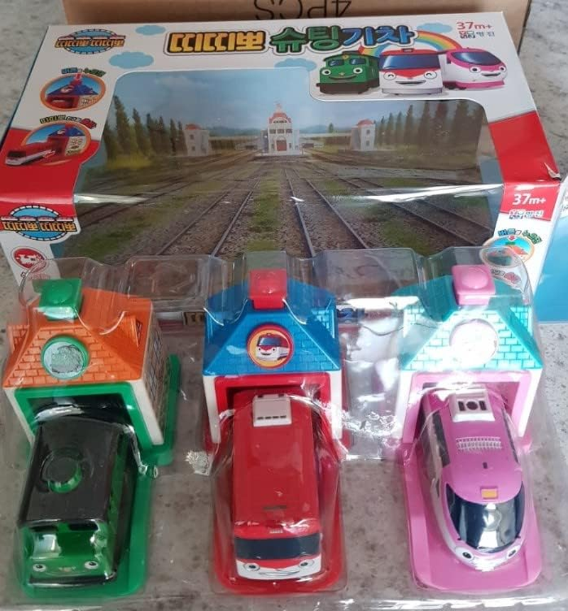 Titipo and Friends Shooting Train Toy 3P Set image number 5