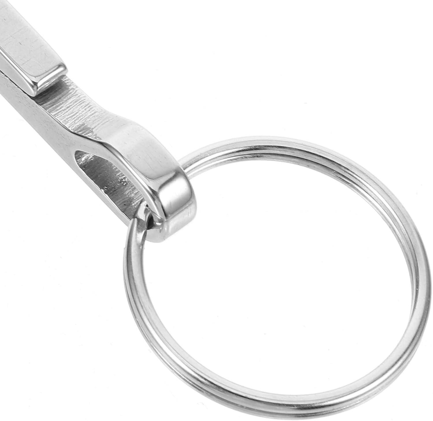 DECHOUS Waist Clamp Key Ring Metal Money Clip Practical Fixing Clip for Outdoor Activities and Daily Use Secure Money Storage Carabiner Keychain Attachment image number 2