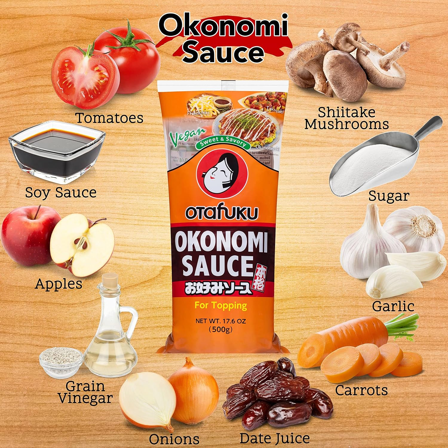 Otafuku Okonomi Sauce, 500 G image number 4