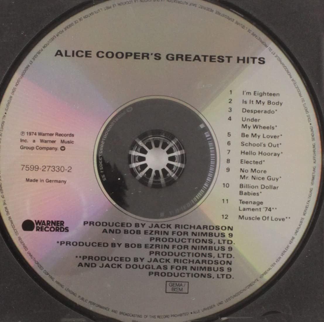 Alice Cooper'S Greatest Hits image number 1
