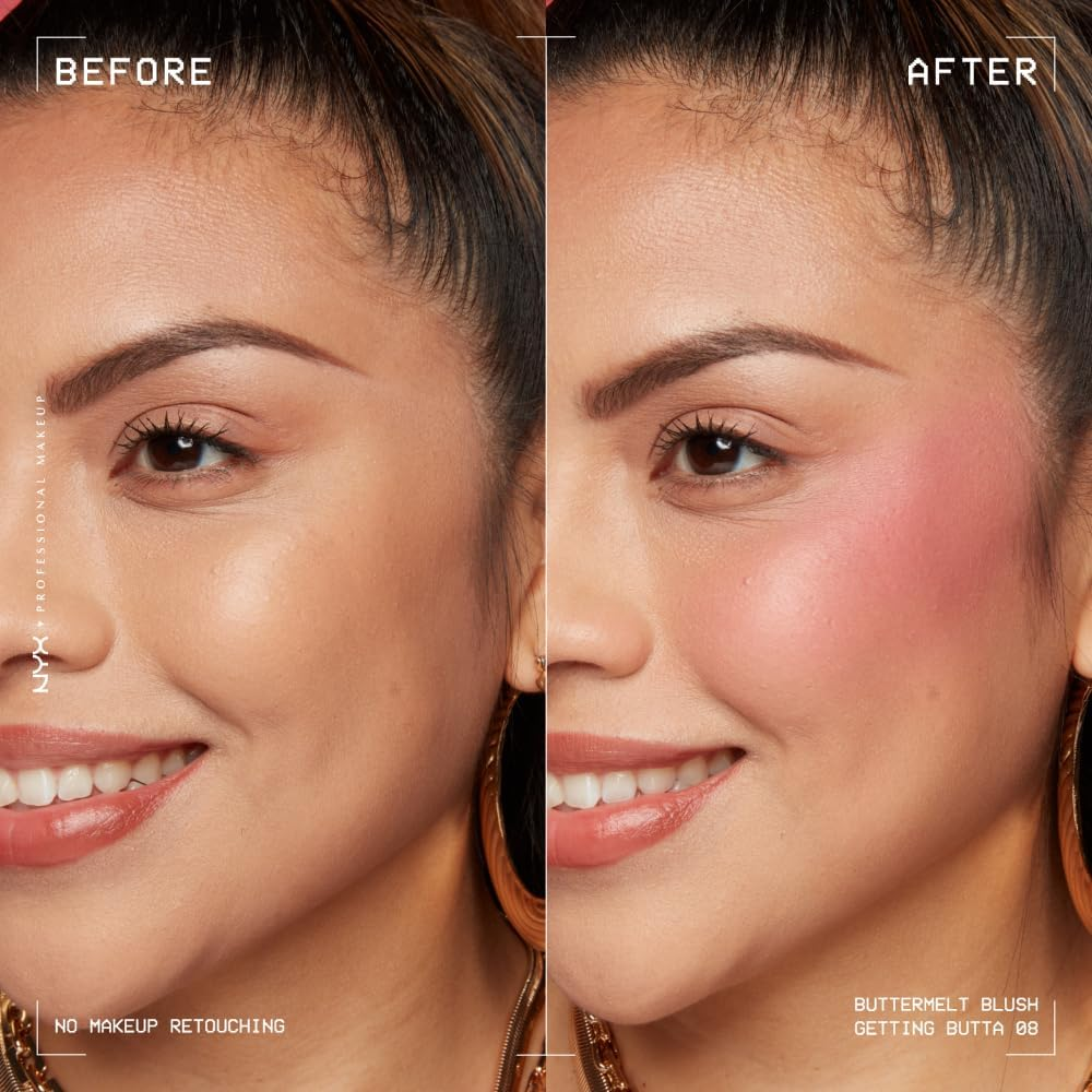 Nyx Professional Makeup Buttermelt Blush Getting Butta (Pack of 2) image number 1