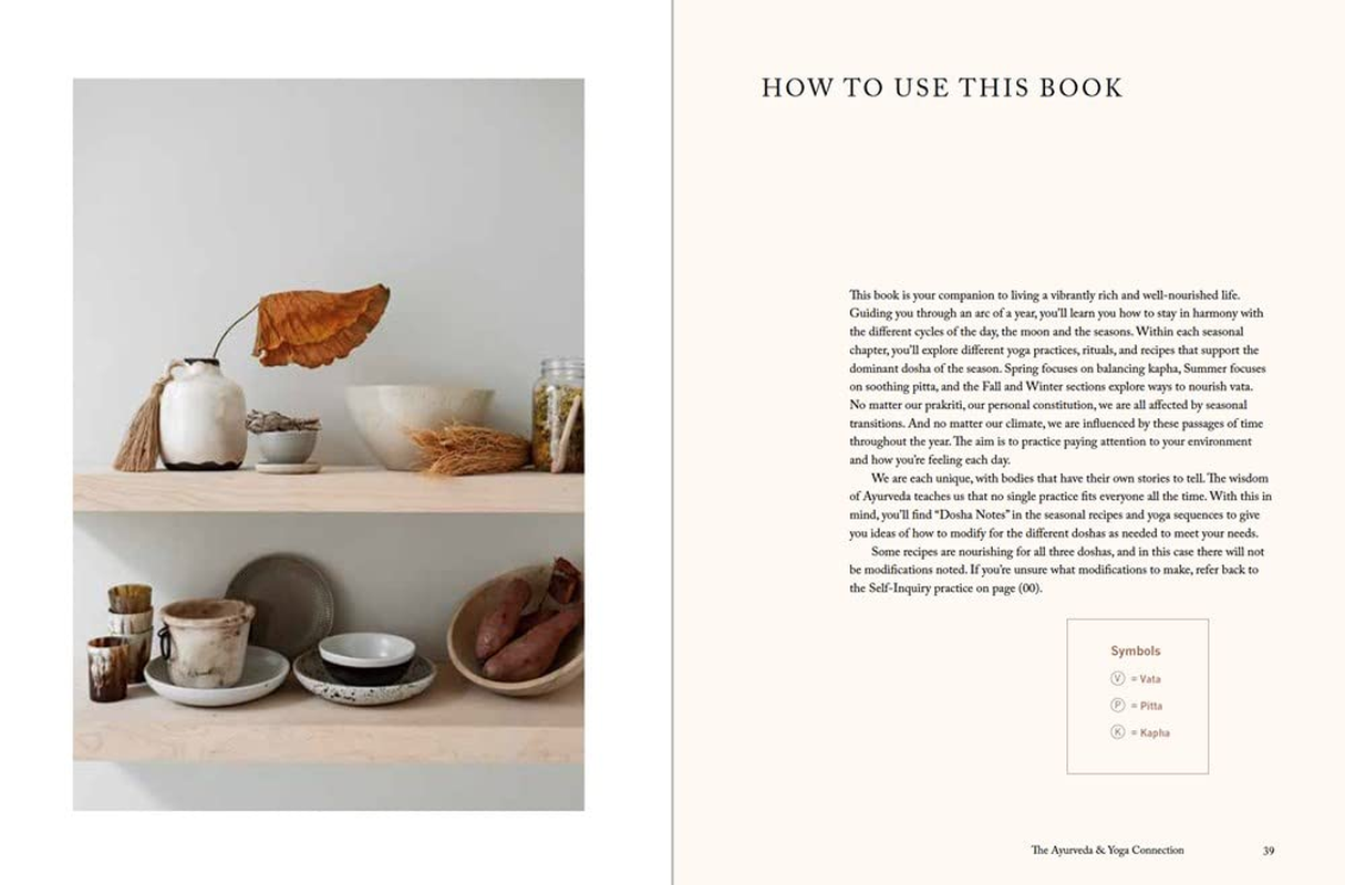 Living Ayurveda: Nourishing Body and Mind through Seasonal Recipes, Rituals, and Yoga image number 1