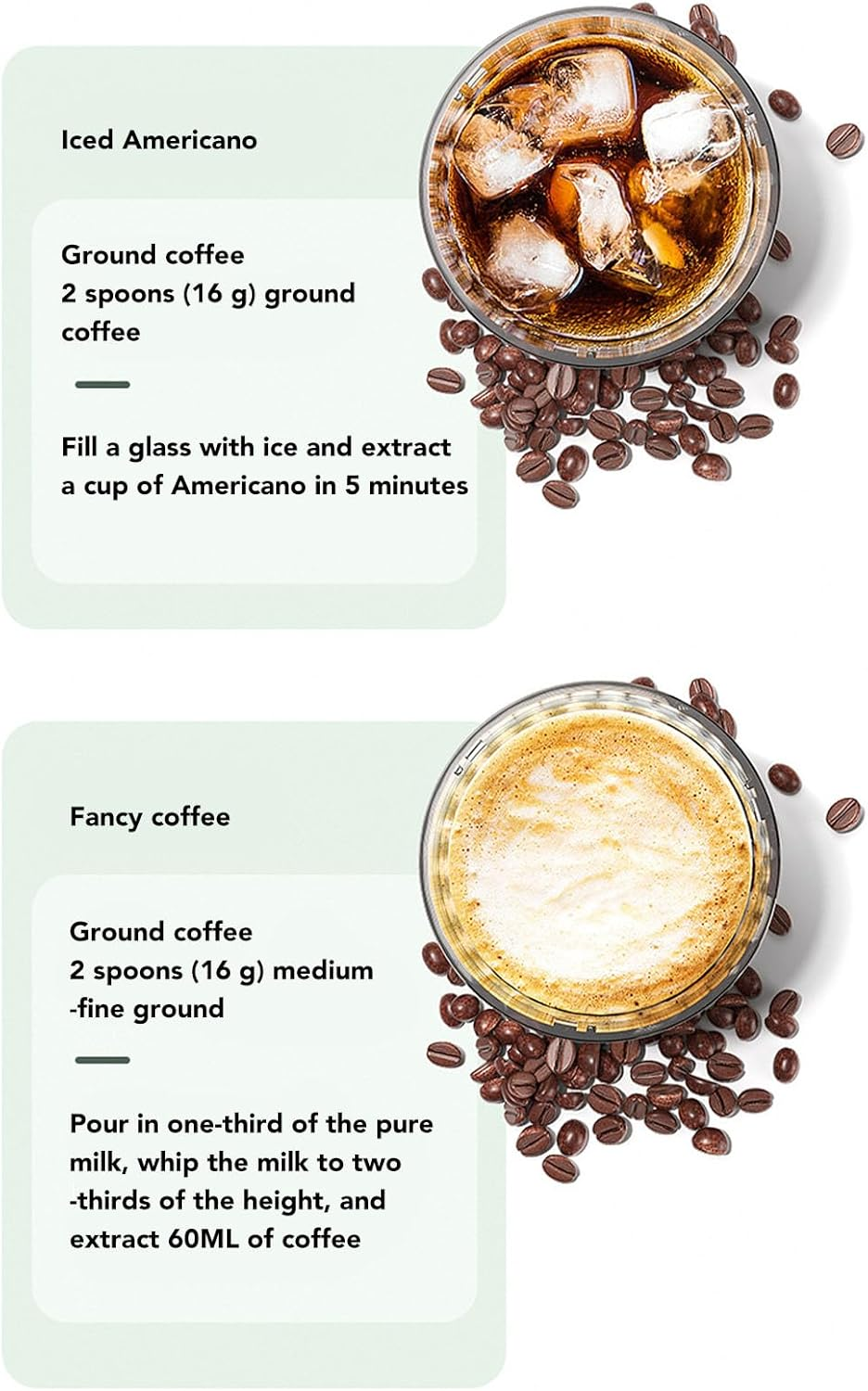 3 in 1 Portable Coffee Maker, Portable Espresso Machine, 20 Bar Extraction Fast Heating, 12V Car Coffee Maker image number 5