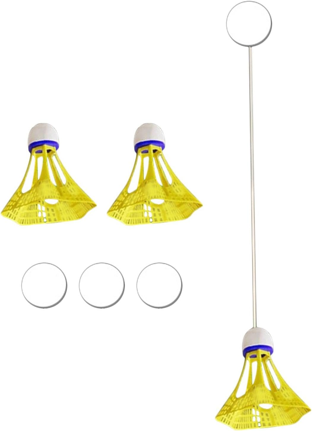 Badminton Training Equipment - Nylon Solo Badminton Equipment Training | High Elasticity Badminton Selff Training Tool, Excellent Quality Badminton Rebounder for Solo Rebound Practice image number 5