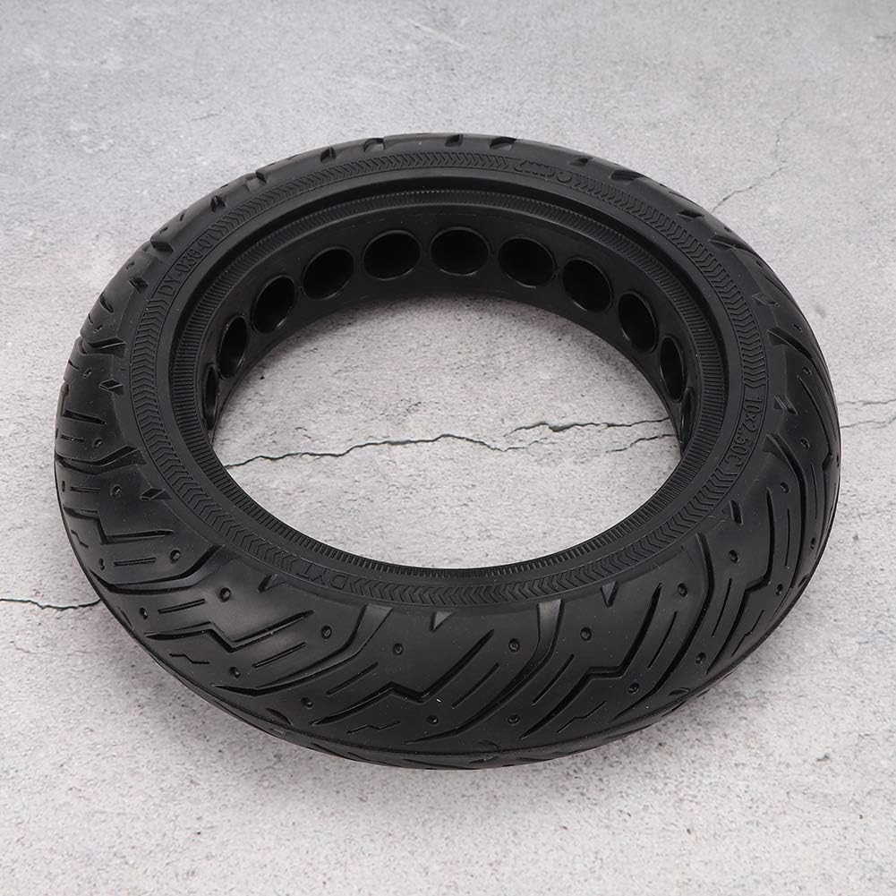 Rengu Non Explosion Scooter Tyre, Sturdy 10X2.50 Non Slip for Ninebot G30