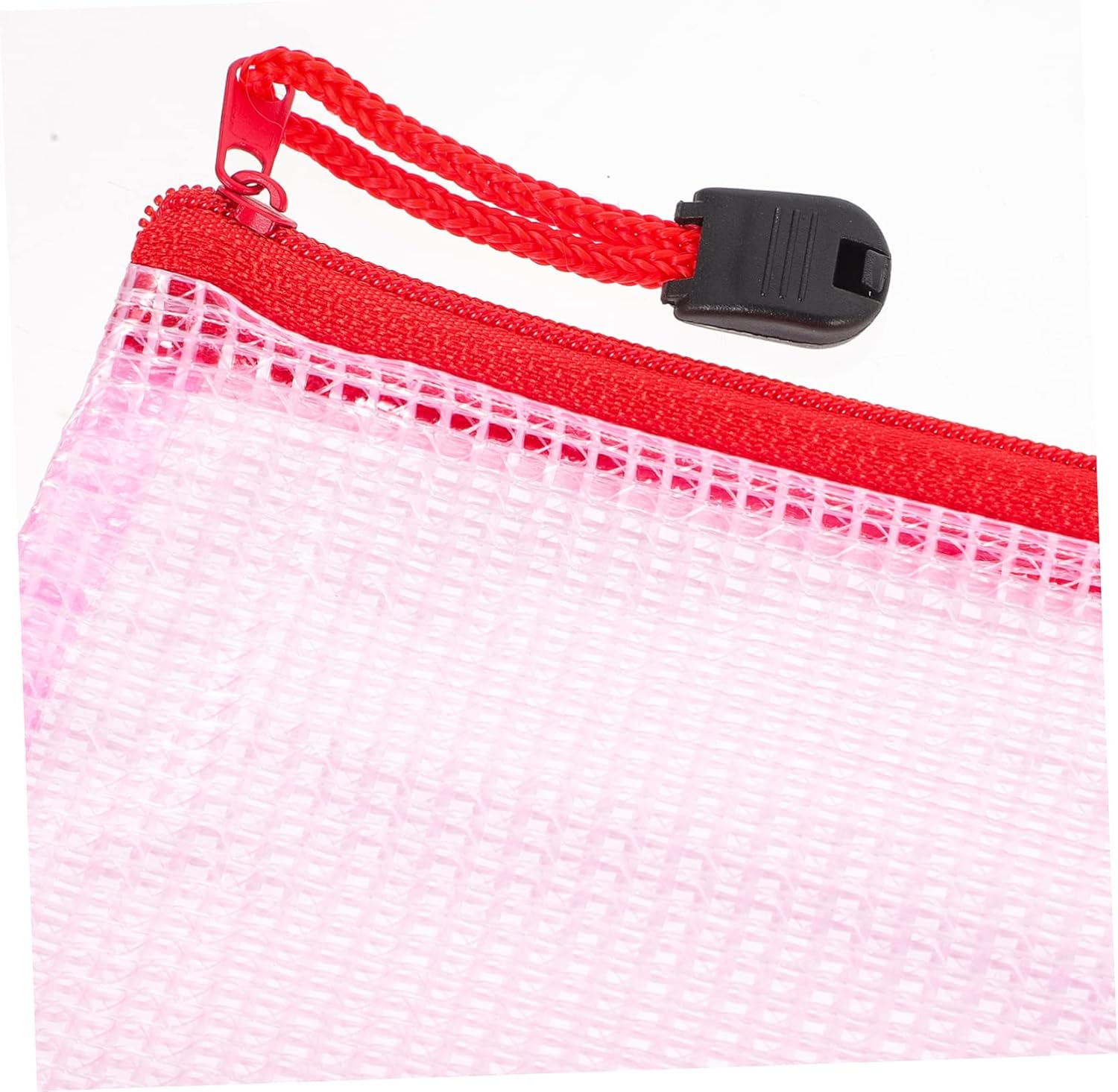 UTHCLO 12Pcs A4 Mesh File Bags Zippered Document Organizers Waterproof Thickened Multipurpose Storage Pouches for Office and School