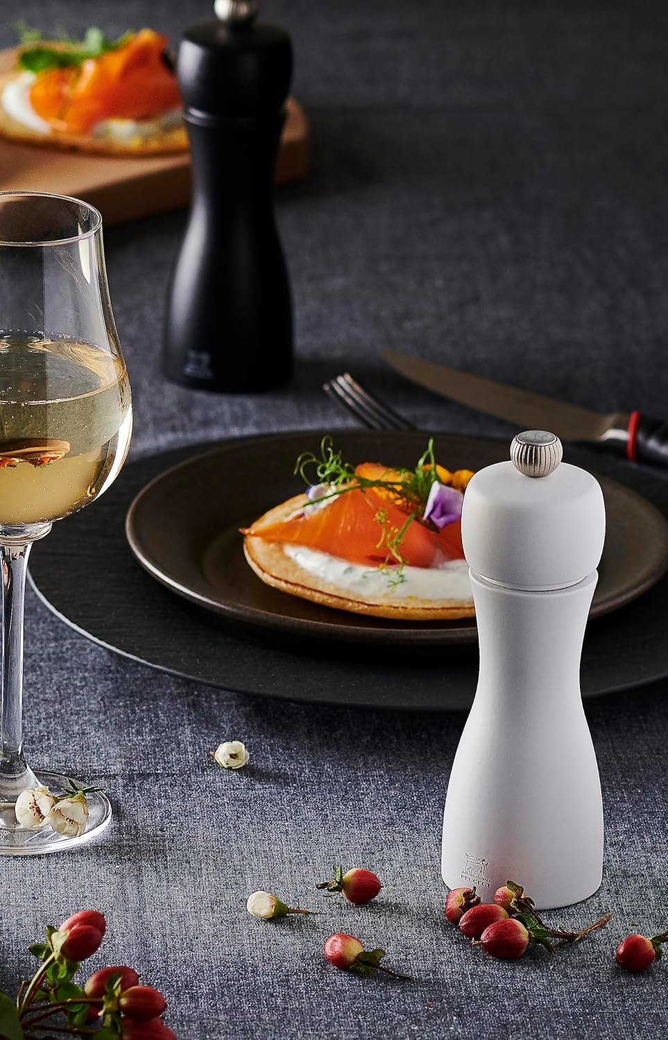 Peugeot 2/24260 Tahiti 6 Inch Black Pepper Mill and White Salt Mill Set image number 4