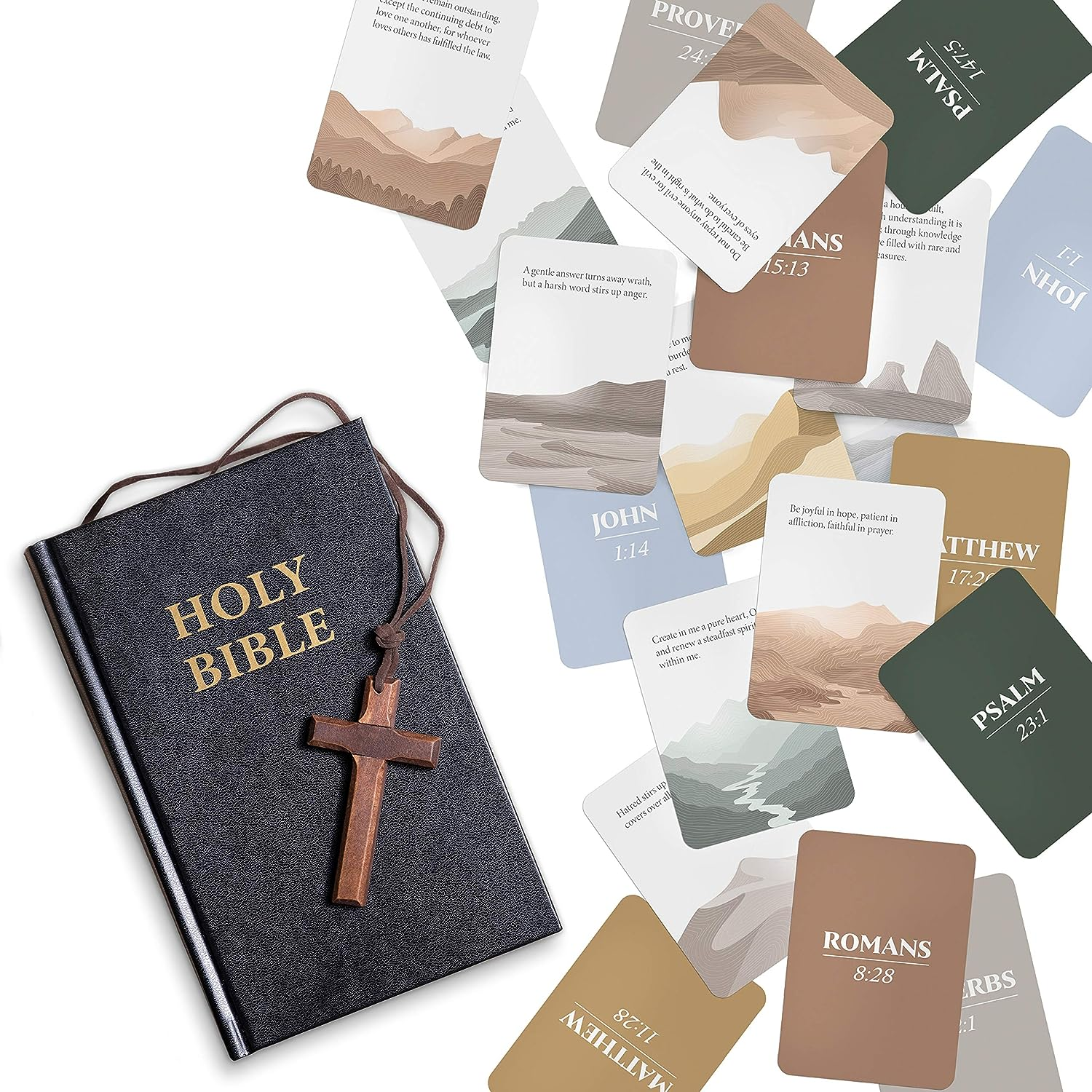 HIS GLORY - Bible Verse Cards - 100 Prayer Cards of 100 Most Popular Bible Verses - Scripture Cards - a Prefect Christian Gifts for Women image number 5