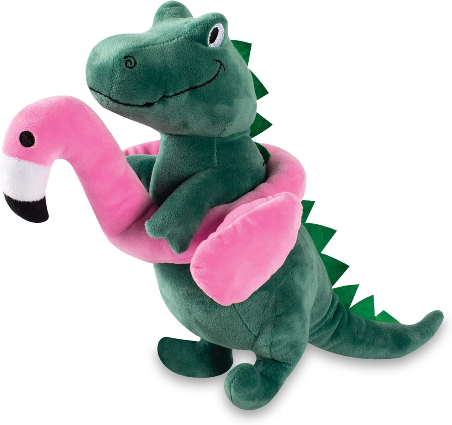 Fringe Studio Plush Dog Toy, Shark Week REX (289879) for All Breed Sizes