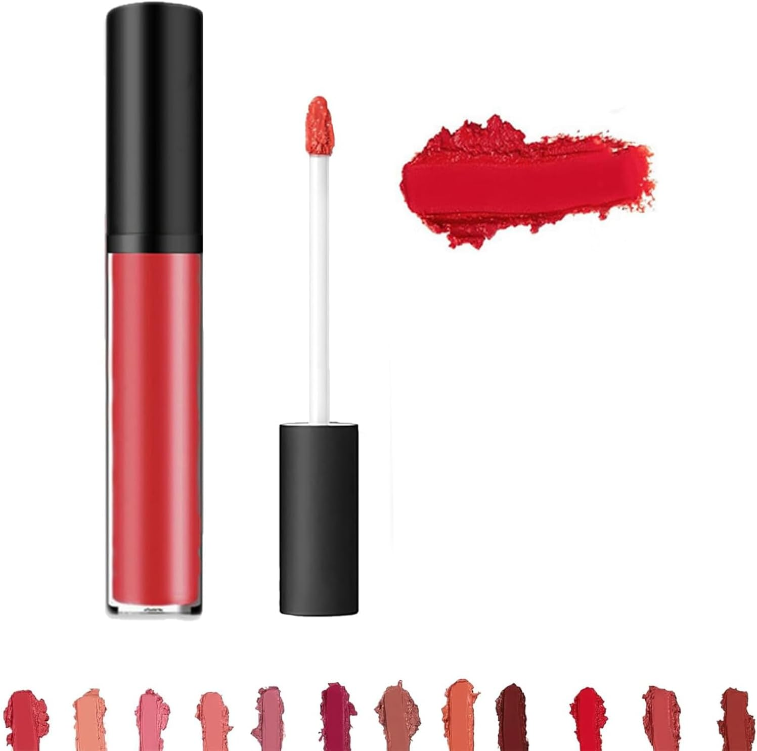 Lassi Lips Staining Lip Oil, Lassie Lip Staining Oils, Beryse Lip Stain Oil, 12 Colors Cream Texture Lipstick, Light and Non-Sticky, Non-Fading, Suitable for Women to Carry (#7)