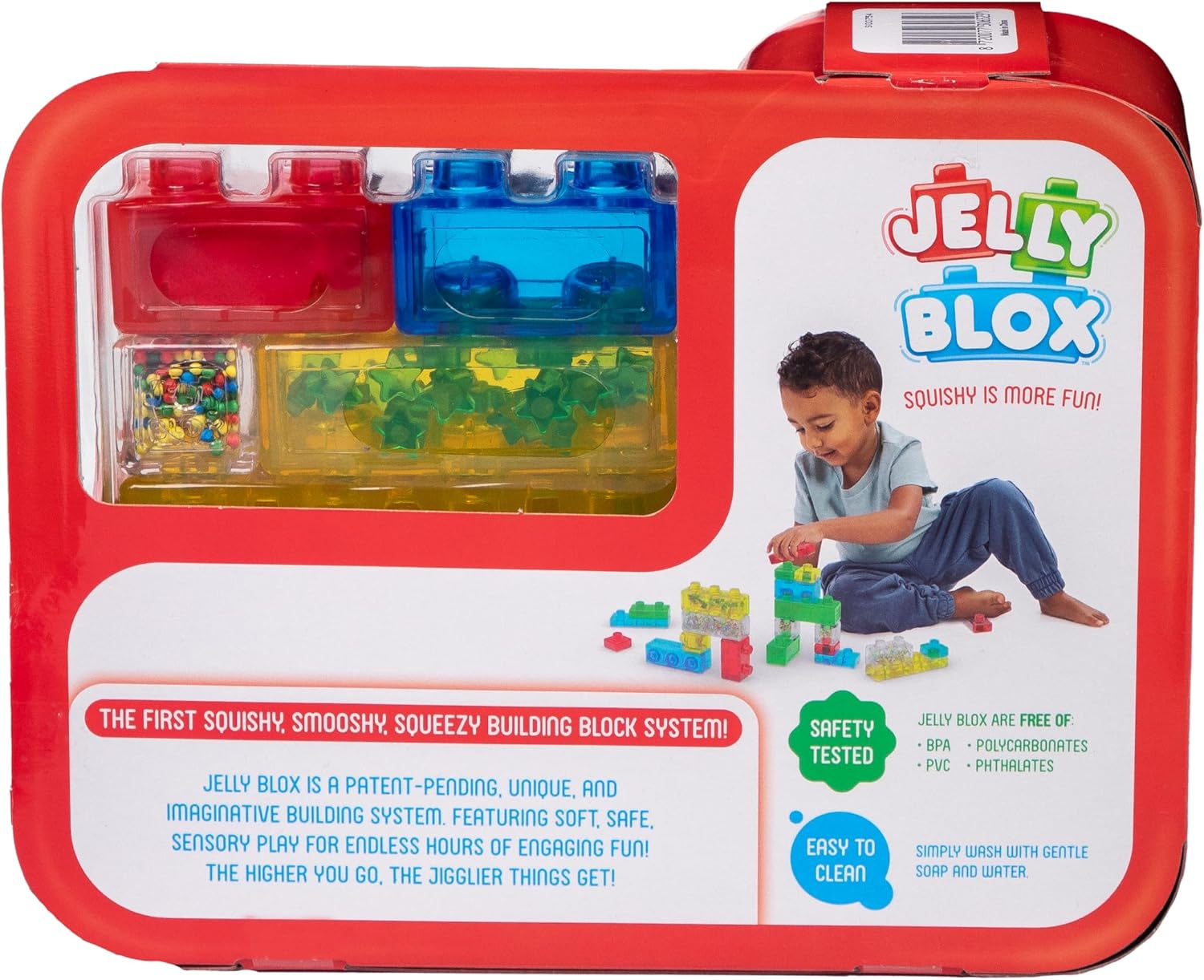 Goliath Jelly Blox Creative Kit - 20 Sensory Building Blocks for Toddlers & Preschoolers, Squishy, Stretchy, Safe, Fun & Developmental Play, Ages 2+ image number 6