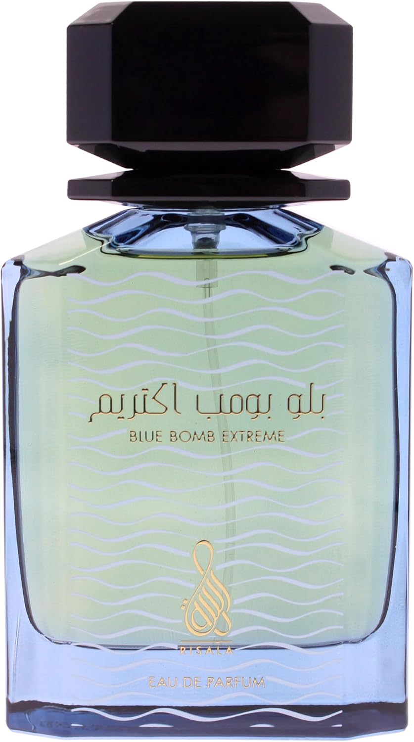 Blue Bomb Extreme by Risala for Unisex - 3.4 Oz EDP Spray