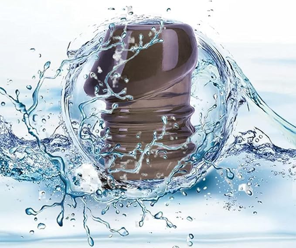 Silicone Cock Rings,Cock Rings Delayed Ejaculation Soft Sleeve for Penis Adult Toys Soft Realistic Penis Ring Reusable Adult Supplies Soft Realistic Penis Ring for Men Male (Black)