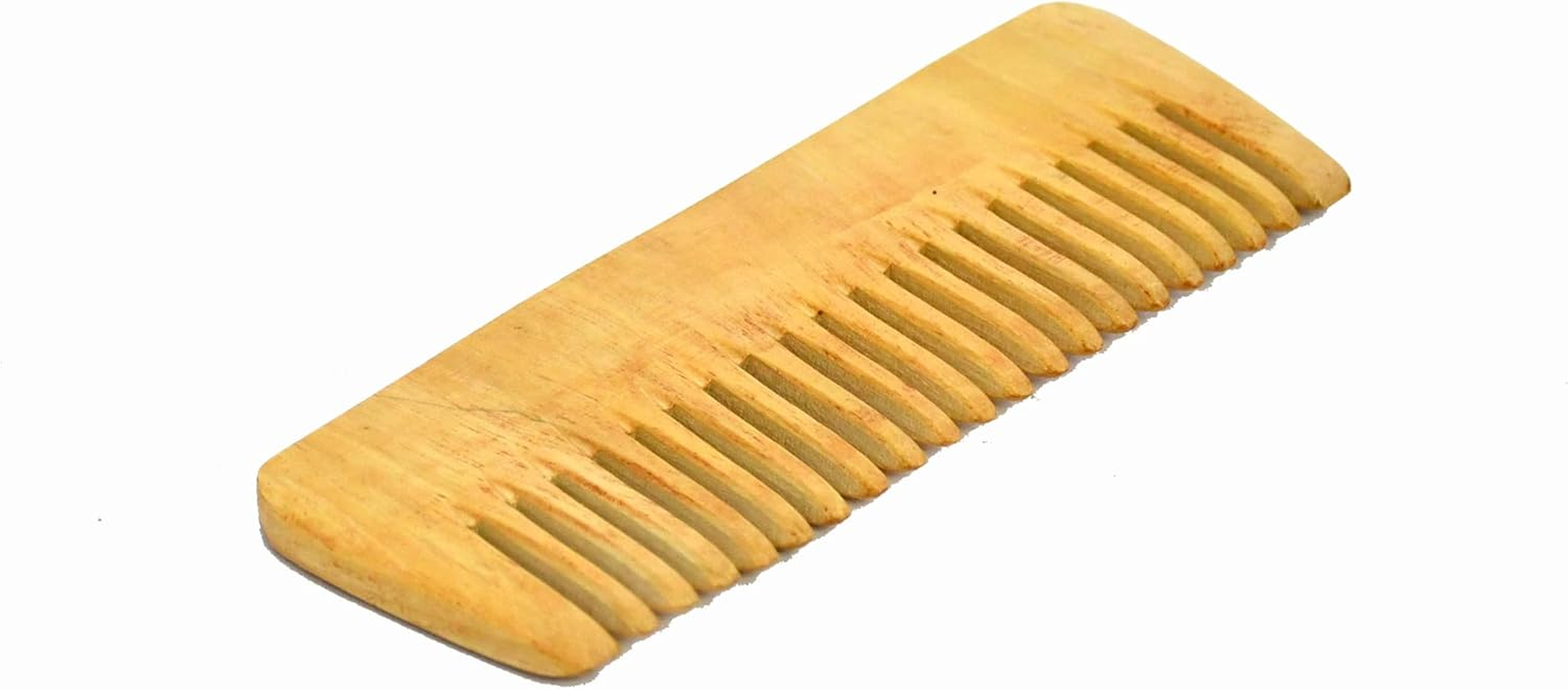 Esplanade Wooden Comb for Men & Women - Brown Sheesham Wood Handmade Anti-Static Head Hair, Beard, Moustache Comb with Free Carrying Pouch image number 4