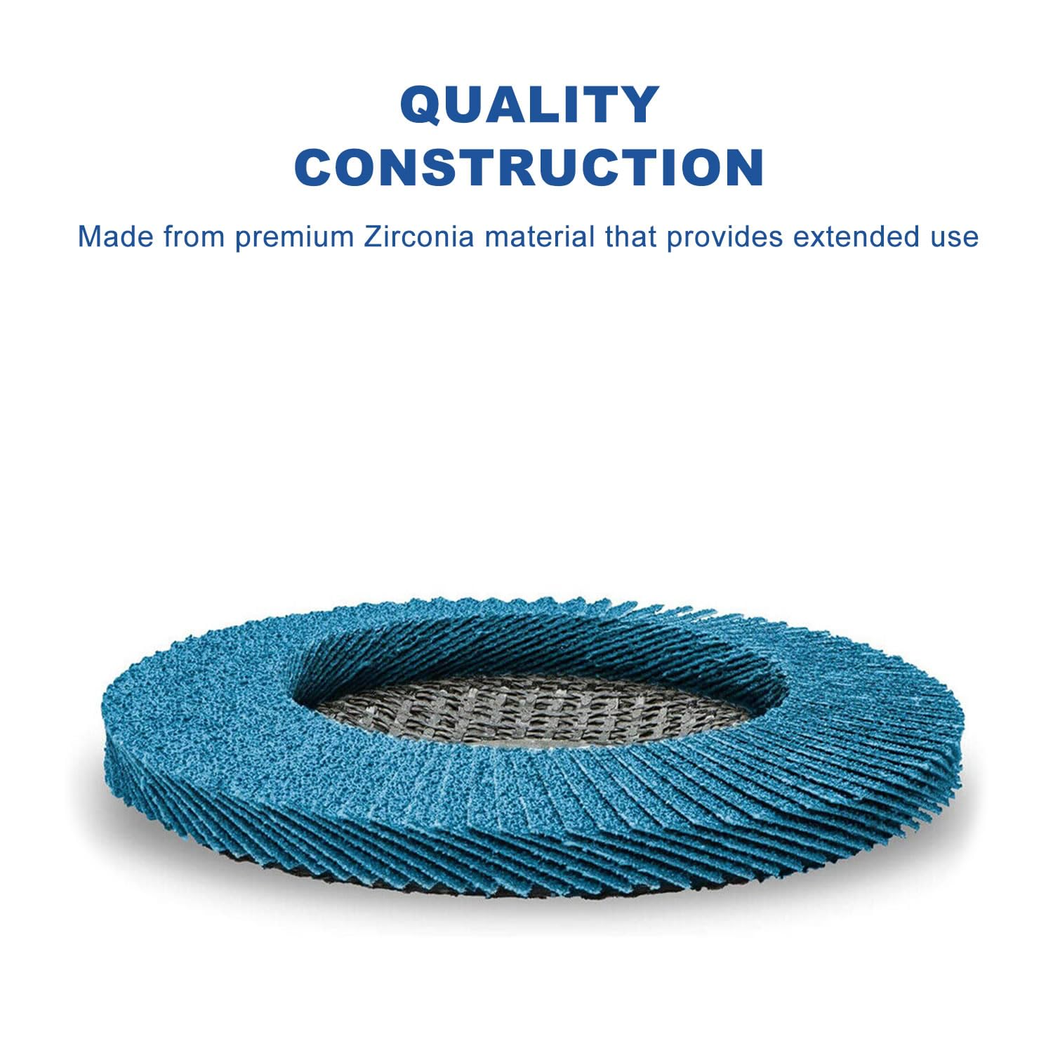 TOPEX 125Mm Zirconia Flap Disc, 10 Pack - Professional Grade Sanding Wheels with 22.23MM Bore, Ideal for Metal Grinding, Polishing, and Deburring. Quality Abrasive Discs for Precision Work. image number 6