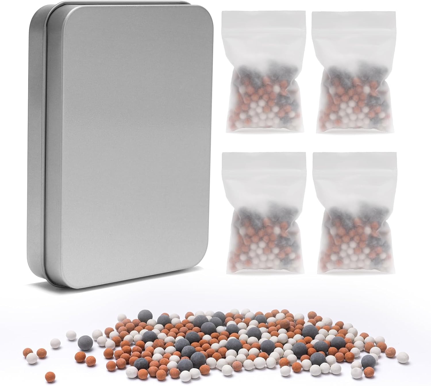 YEAUPE 22-Level Shower Filter, Hard Water Filter, Improves Skin and Hair Healthier, Removes Chlorine, Heavy Metals and Other Sediments, Vitamin C