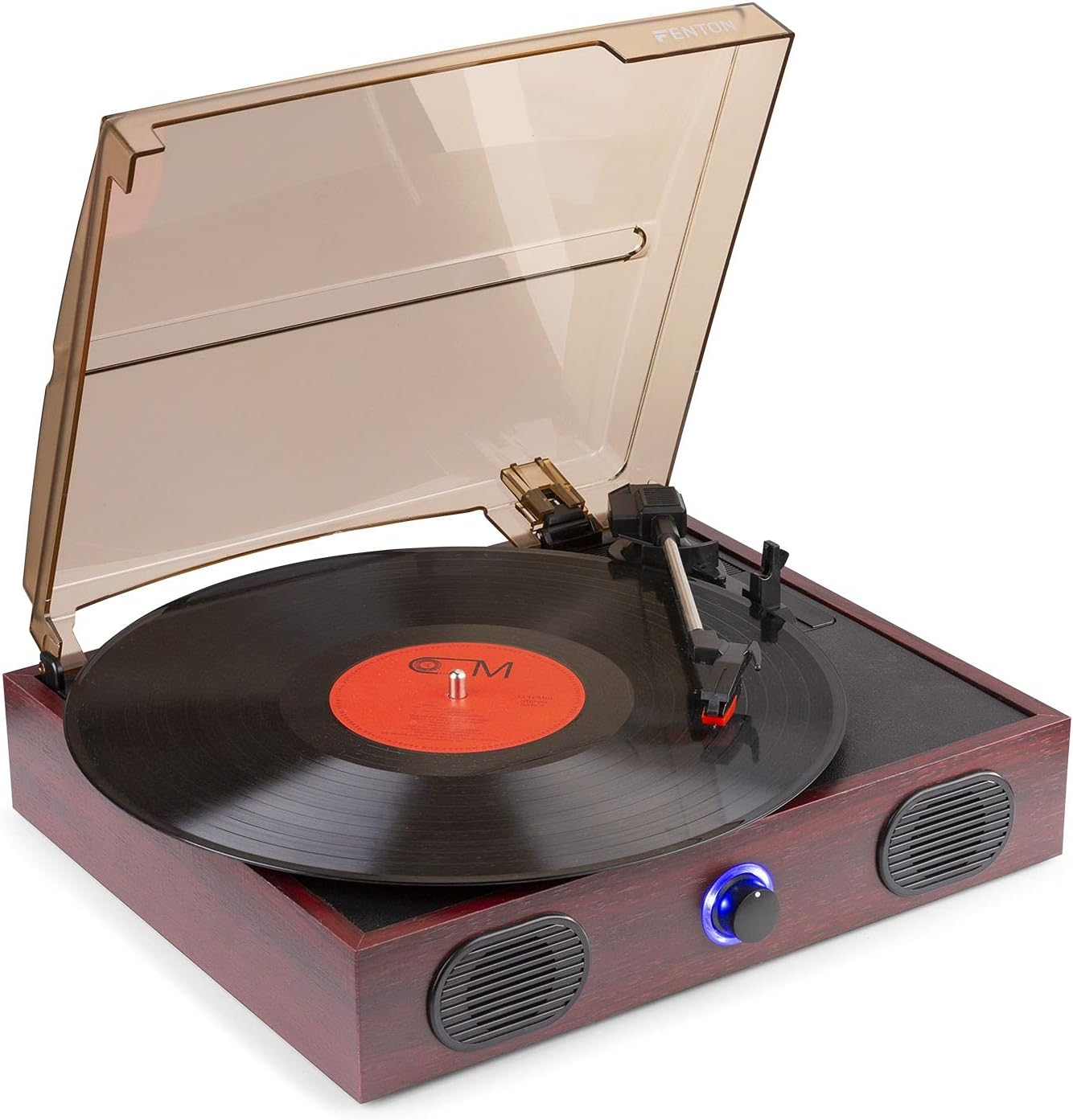 Fenton RP105 Record Player Vinyl Turn Table with Built in Speakers USB to MP3 Portable Briefcase Vintage Retro image number 2
