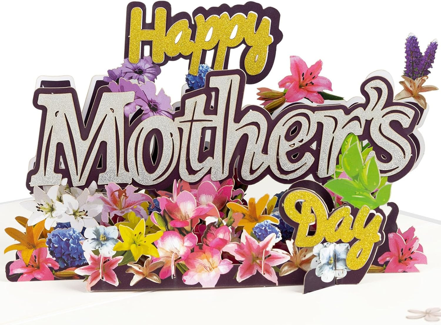 Bighan Pop up Happy Mother'S Day Card, 3D Mother'S Day Pop up Greeting Boxed Cards Anniversary Pop up Cards for Women, A