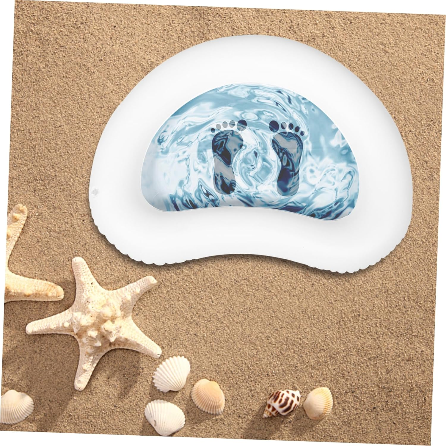 OATIPHO Inflatable Foot Bath Basin Large Pvc Foot Soaking Pool Accessory for Camping Beach Spa - Blue image number 2