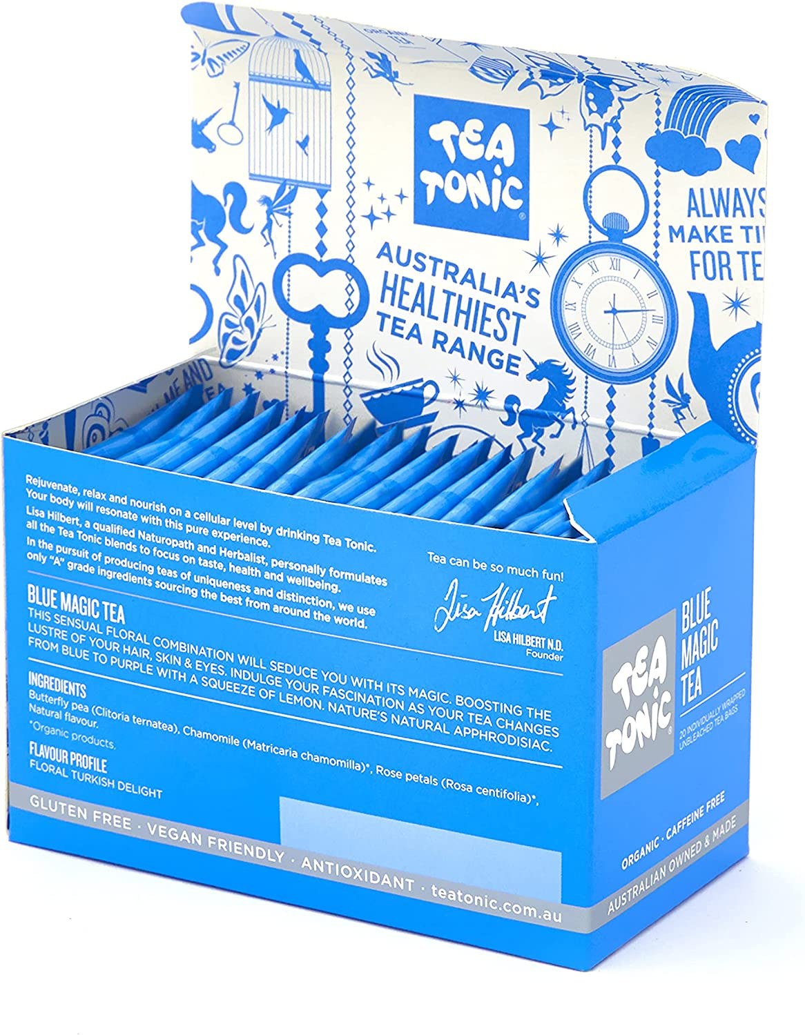 Tea Tonic Blue Magic Tea 20 Teabags image number 1