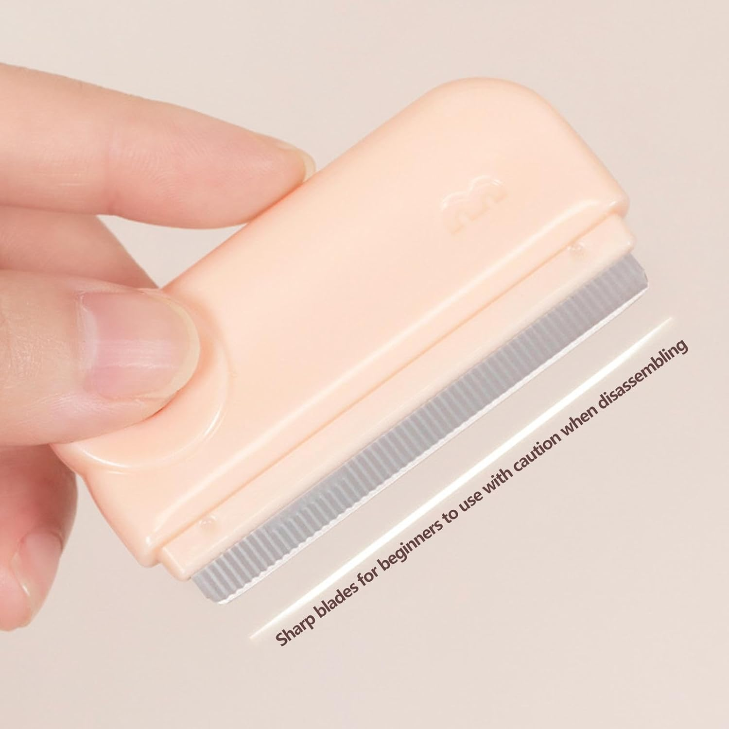 PUCHEN Split Ends Hair Trimmer & Comb - Multifunctional Hair Cutting Tool, Safe & Durable Stainless Steel, Easy to Clean & Carry, Perfect for Home & Salon Use, Flesh Pink image number 3