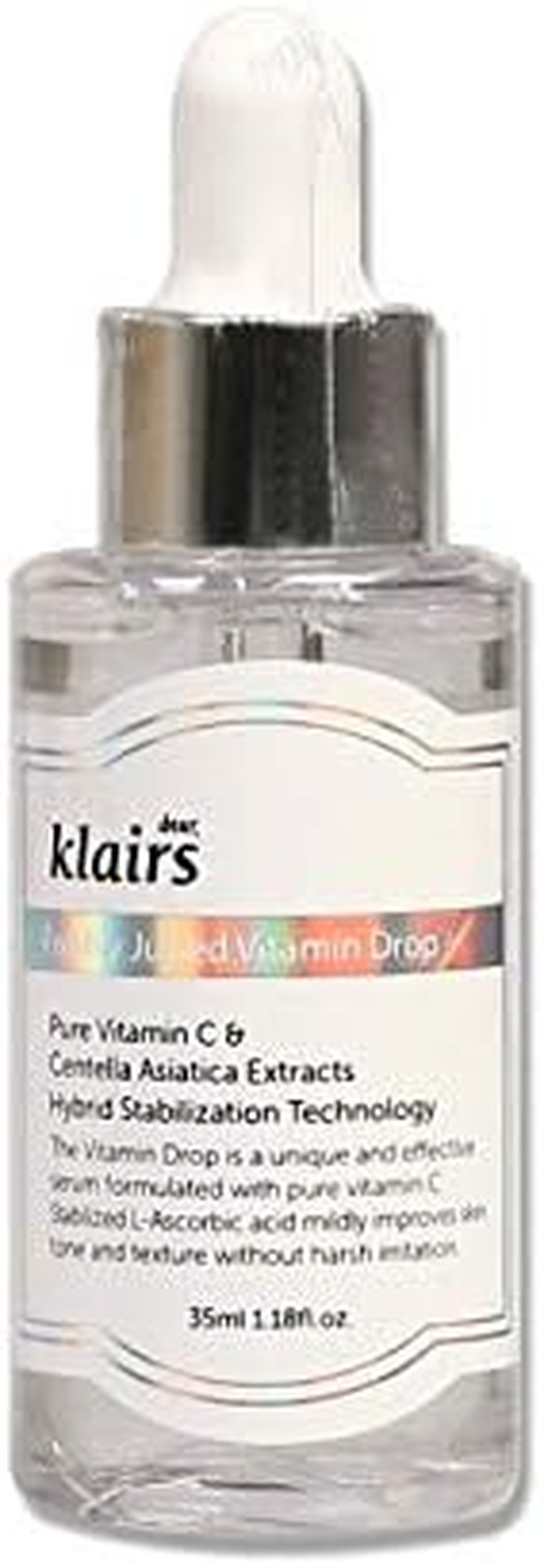 KLAIRS Freshly Juiced Vitamin Drop 35Ml Vitamin C Serum Pores Acne Scarring Contain Vitamin C Suitable for All Ages and Skin