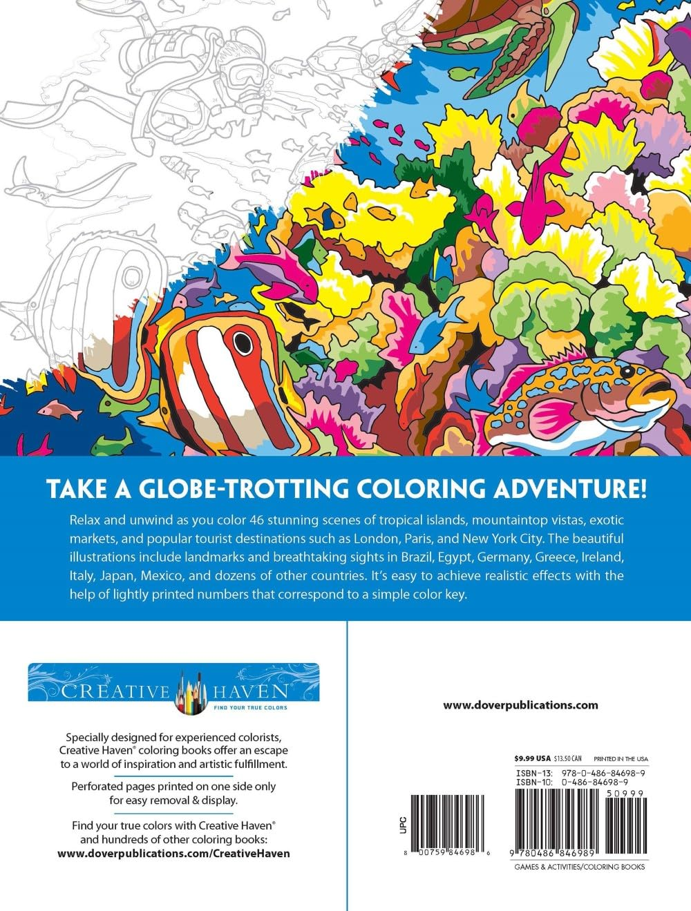 Creative Haven around the World Color by Number