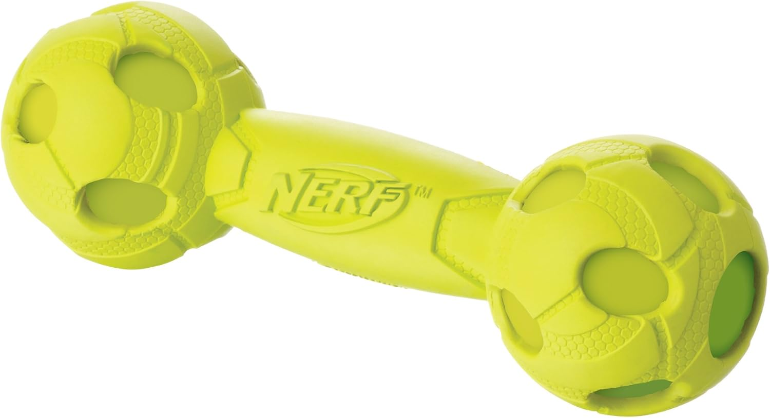 Nerf Dog Squeak Bar Bell 7 " image number 1