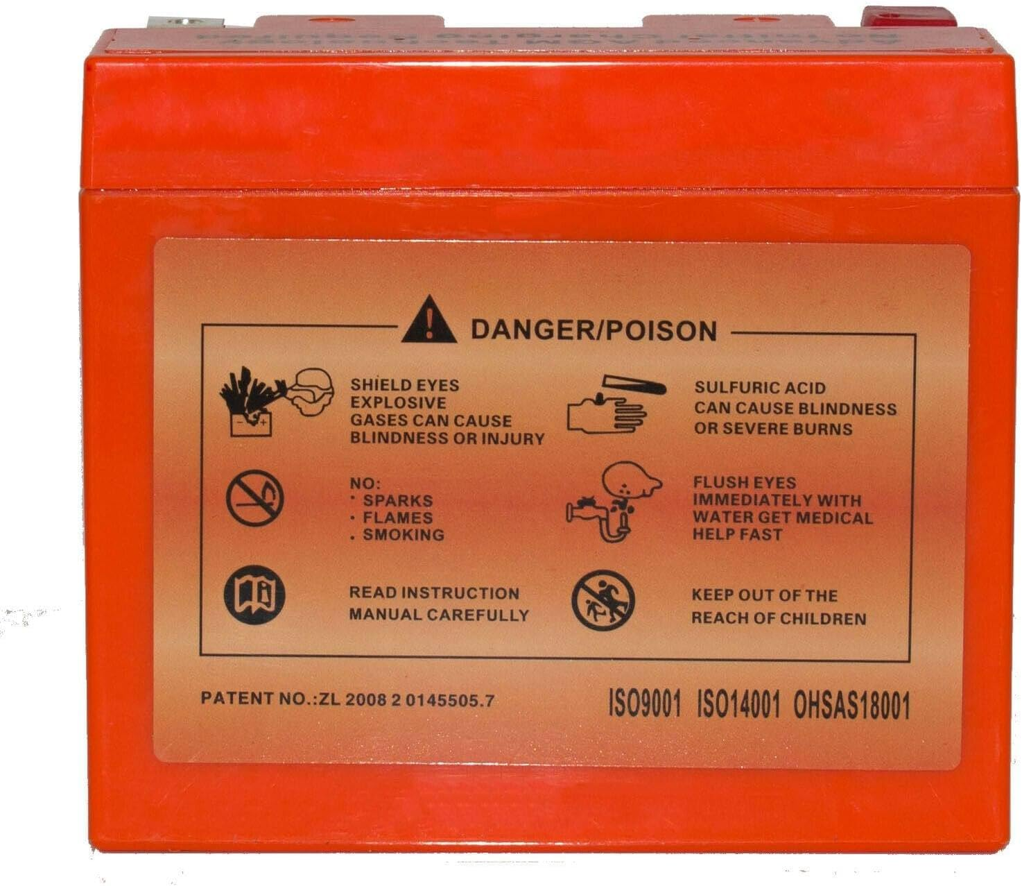 TDR YT12B-BS 12V 10Ah GEL Motorbike Battery