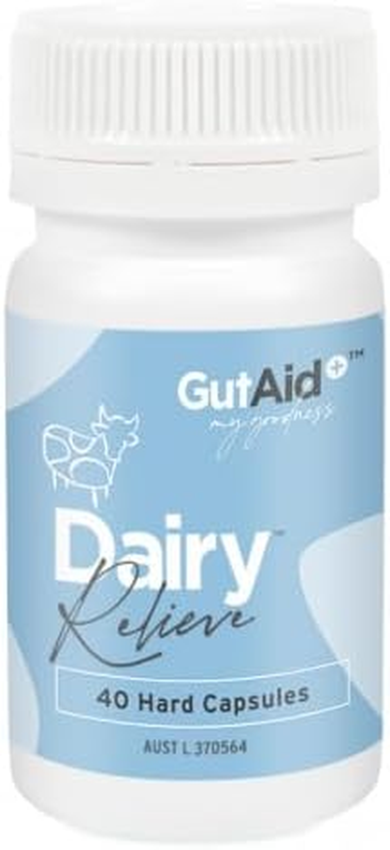 Gutaid+ Dairy Relieve 40 Capsules | Relieves Symptoms and Reduces Occurence of Lactose Intolerance. Aids in the Digestion of Lactose, Fats, Acids and Sugars. Maintains and Supports Healthy Digestion and Nutrient Absorption. Relieves Digestive Discomfort image number 2