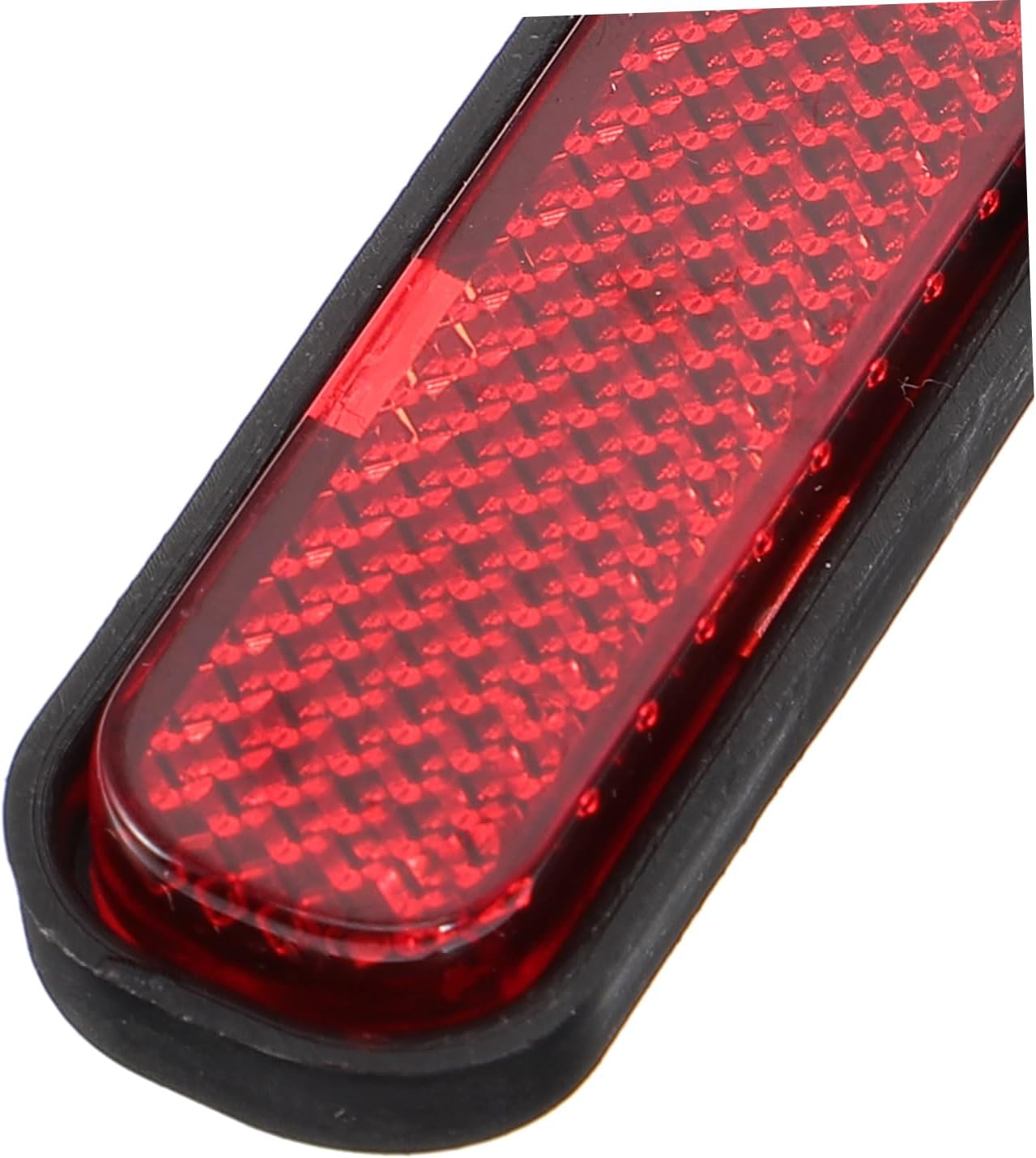 10Pcs Red Oval Screw-On Safety Reflectors for Motorcycle Truck Trailer with Plastic Reflective Panels, High Visibility Warning Signs for Driveway and Roadside Use image number 5