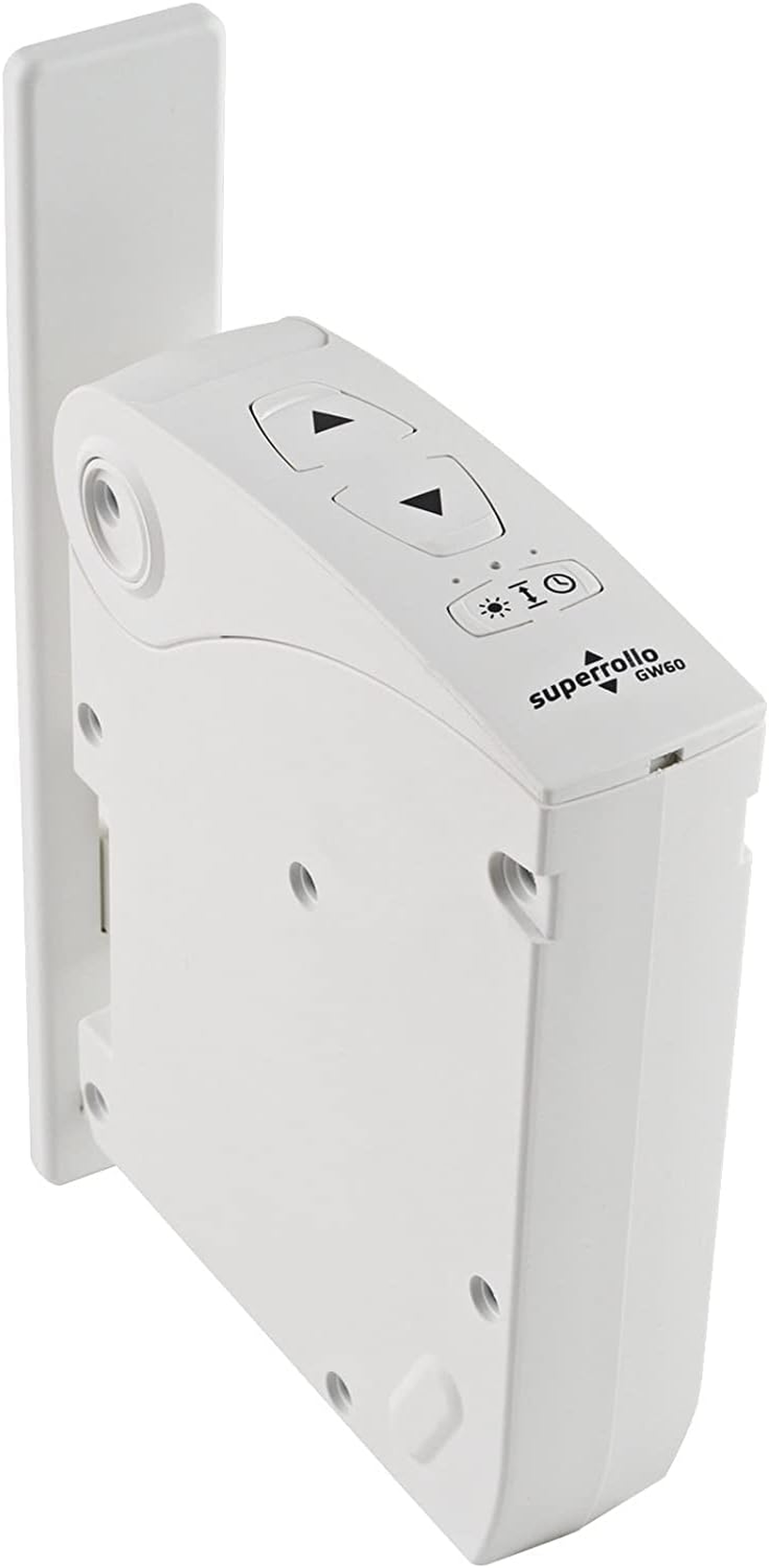 Superrollo GW60 Electric Belt Winder with Sun Sensor, Surface-Mounted and Flush-Mounted Possible Universal 4-In-1 Roller Shutter Drive for Roller Shutters up to 25 Kg image number 3