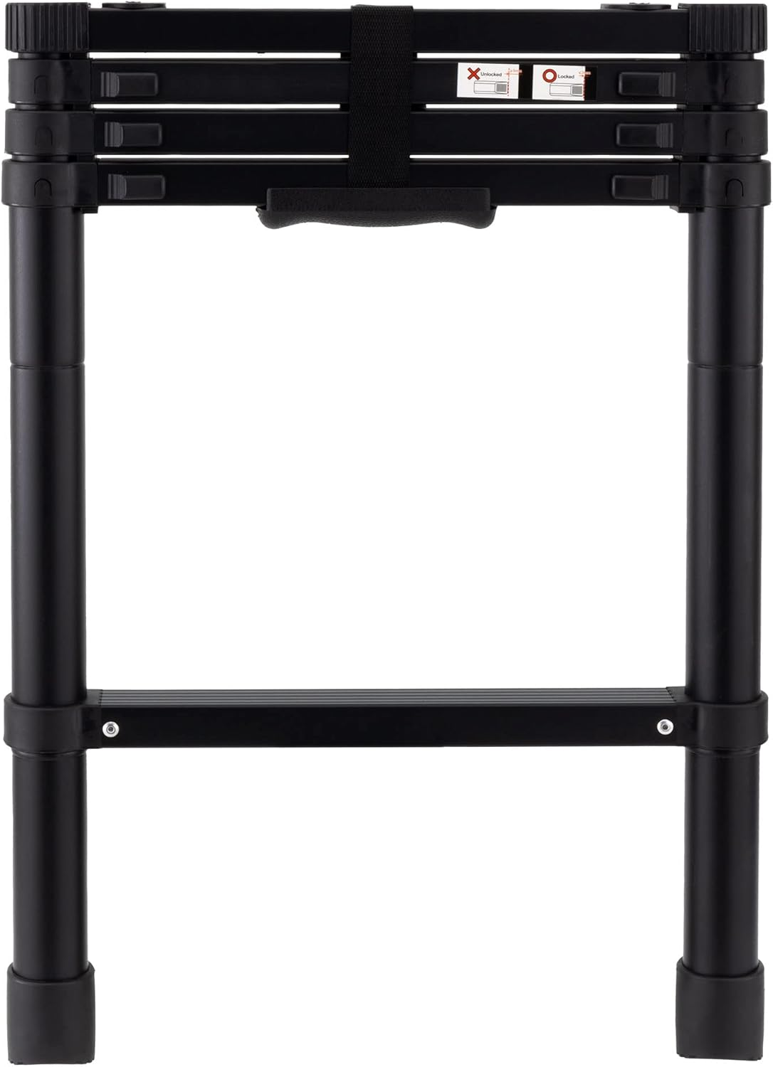 Recpro RV Telescoping Bunk Bed Ladder | Includes Mounting Brackets | Lightweight Aluminum Collapsible Construction (60") image number 3