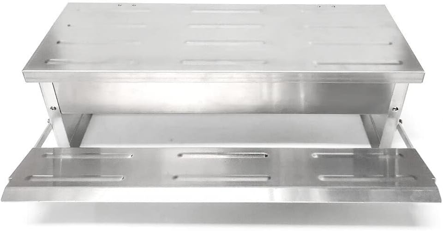 Leona Co 8.2L Galvanized Automatic Chicken Food Feeder Auto Treadle Self Opening Feed image number 5