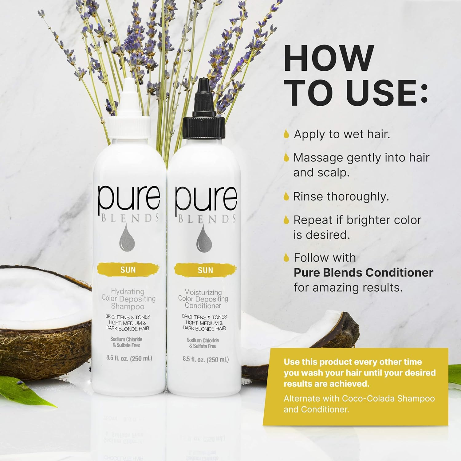 Pure Blends Sun Shampoo 250Ml image number 5