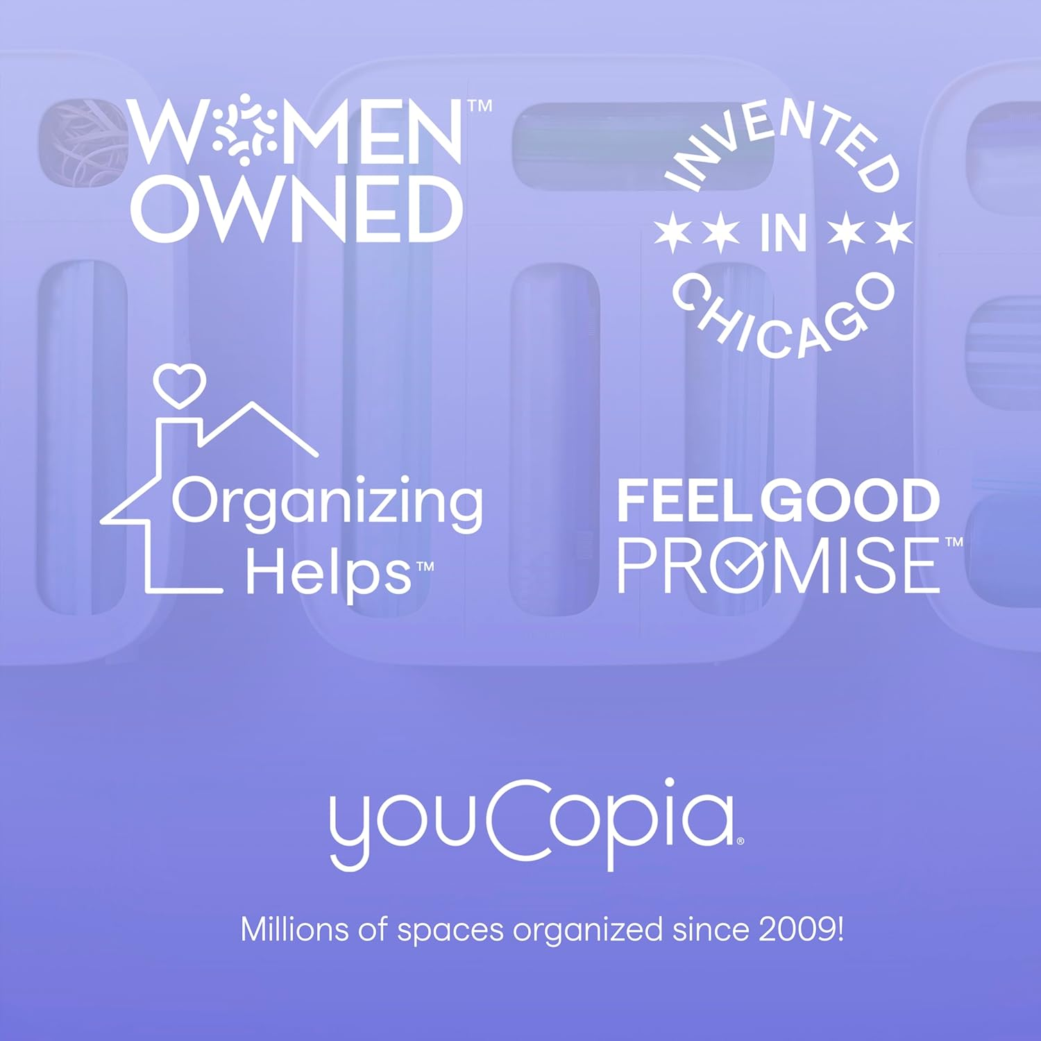 Youcopia Drawerfit, Expandable Kitchen Storage Organizer, Sliding Drawer Tray with Adjustable Dividers, Speckled White image number 2