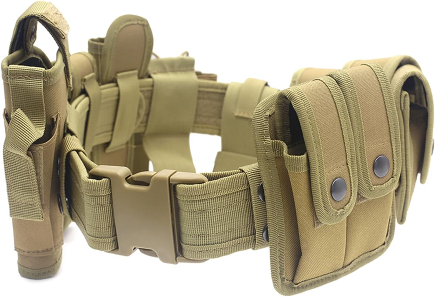 Namolit Outdoor Utility Belt Versatile Police Security Guard Modular Equipment System Molded Duty Belt Green