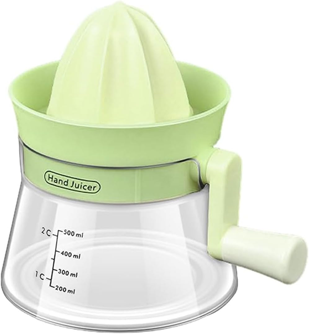 AIMALL Multi-Functional Manual Juicer for Orange and Lemon, Small Household Citrus Juicer with Pulp Separator, Durable Hand Press Fruit Juicer