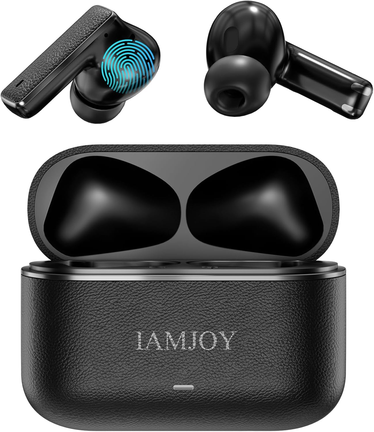 IAMJOY Language Translation Earbuds, 134 Language & Accents Two-Way Translator Device Built-In 6 Mics, 42Db Hybrid Dual Noise Cancelling Earbuds for Travel Business Learning, White