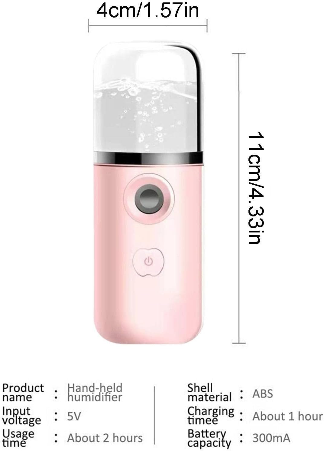 Face Steamer | Sprayer, Mister, Hydrating, Portable,Facial Steamer for Cleansing, Hydration, Rejuvenation Compact Travel Skin Care Solution Puchen image number 1