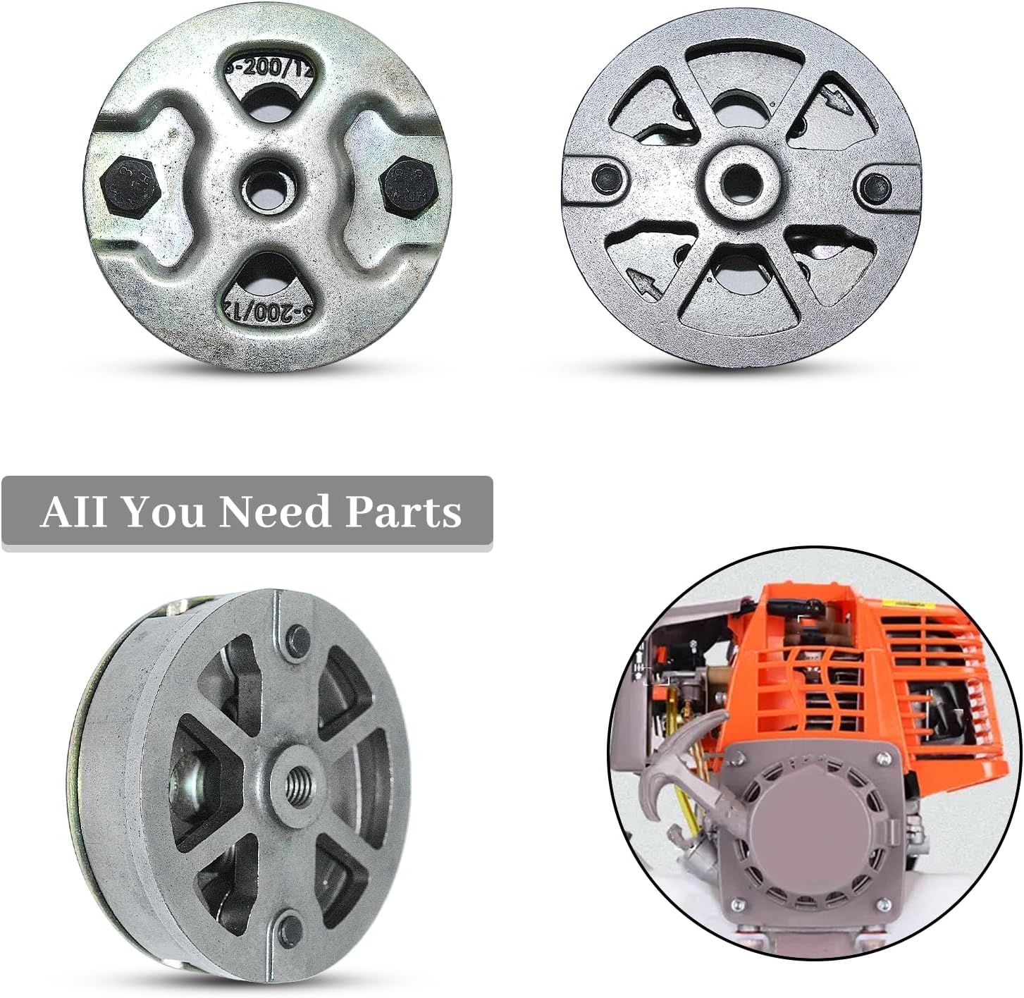 Haishine CLUTCH Fit STIHL FS120 FS200 FS250 FS300 FS350 FS400 FS450 FS480 FR450 FR480 BT120C BT121 Trimmer Strimmer Brush Cutter Parts image number 6