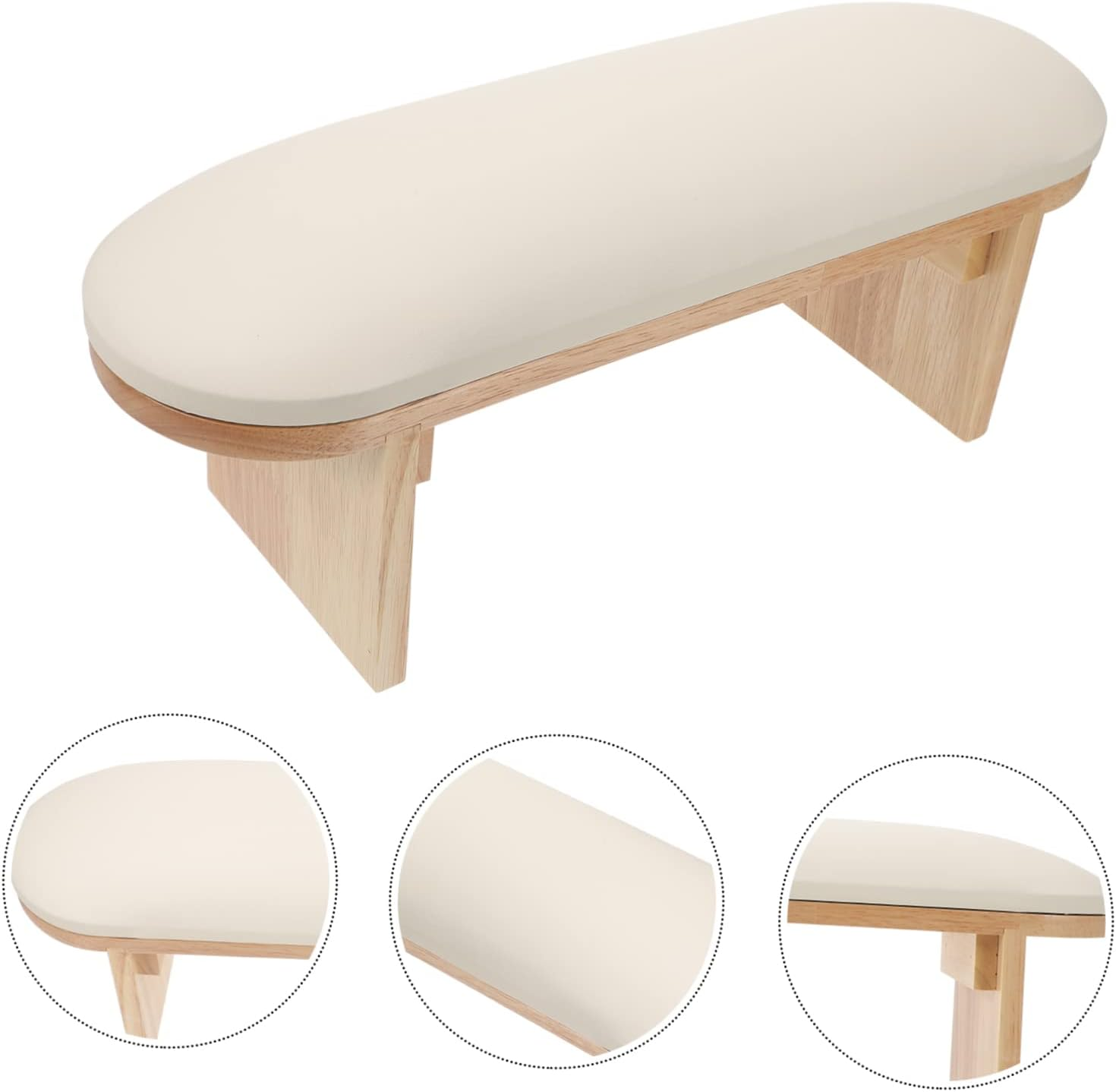 SAFIGLE Nail Art Hand Pillow Set Base High Yellow Color Adjustable Arm Rest Cushion for Manicure Suitable for Nail Technicians and Home Use image number 2